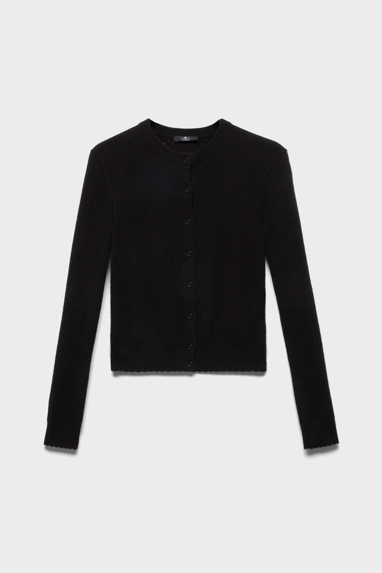 7-for-all-mankind-pointelle-cardigan-cashmere-coal-damen image 1