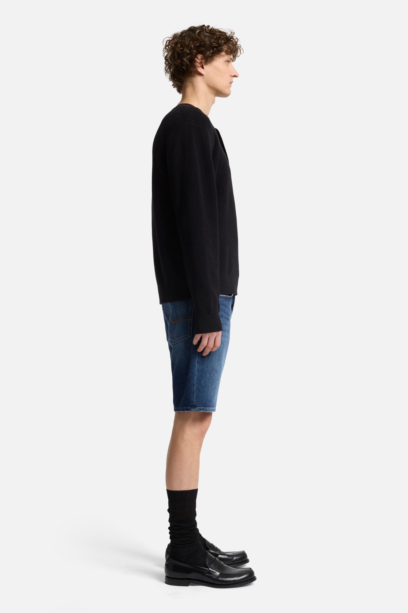 7-for-all-mankind-henley-sweater-herren-pullover-in-black image 6