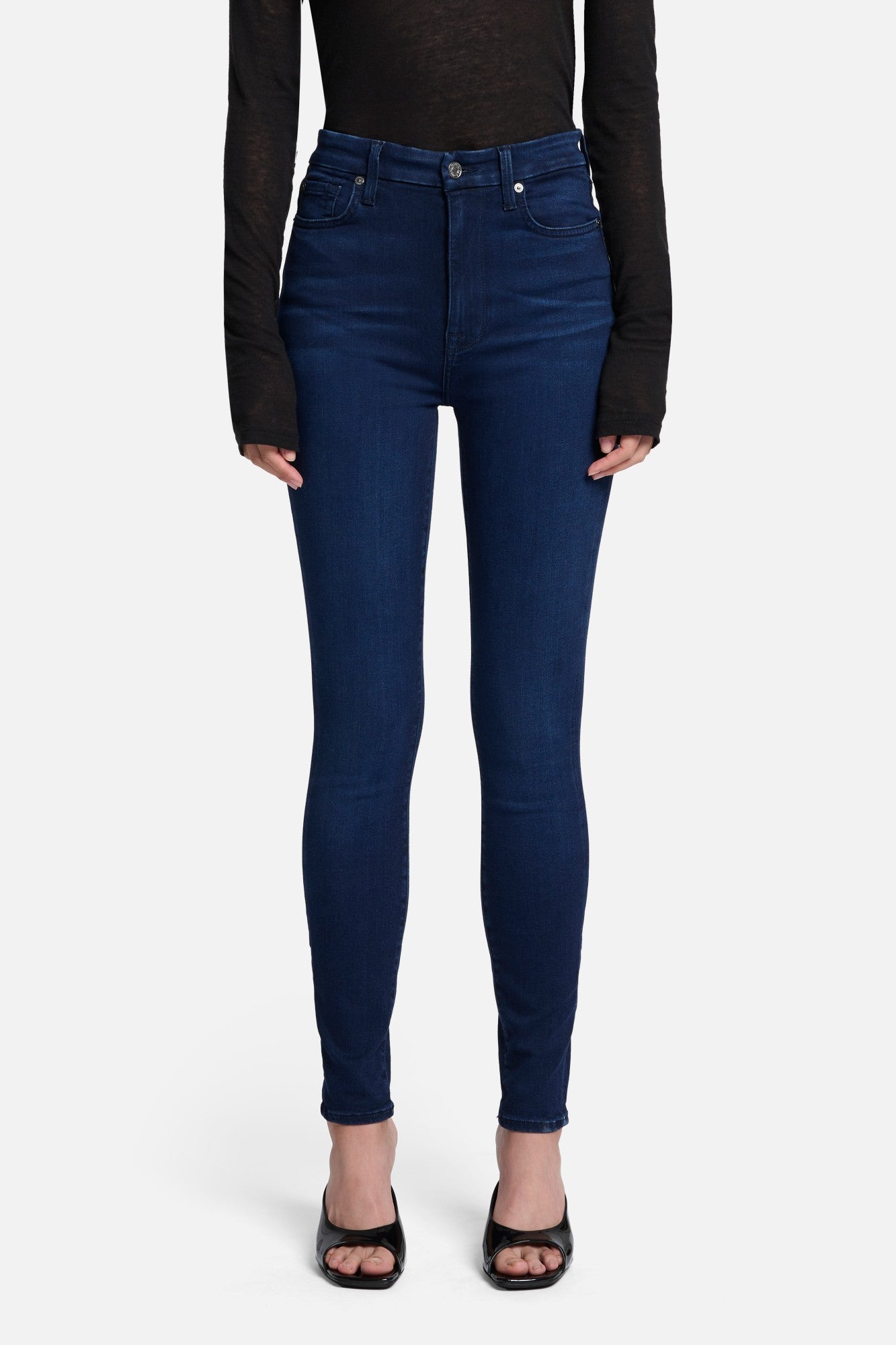 7-for-all-mankind-slim-illusion-high-waist-skinny-jeans-in-twilight-blue image 3