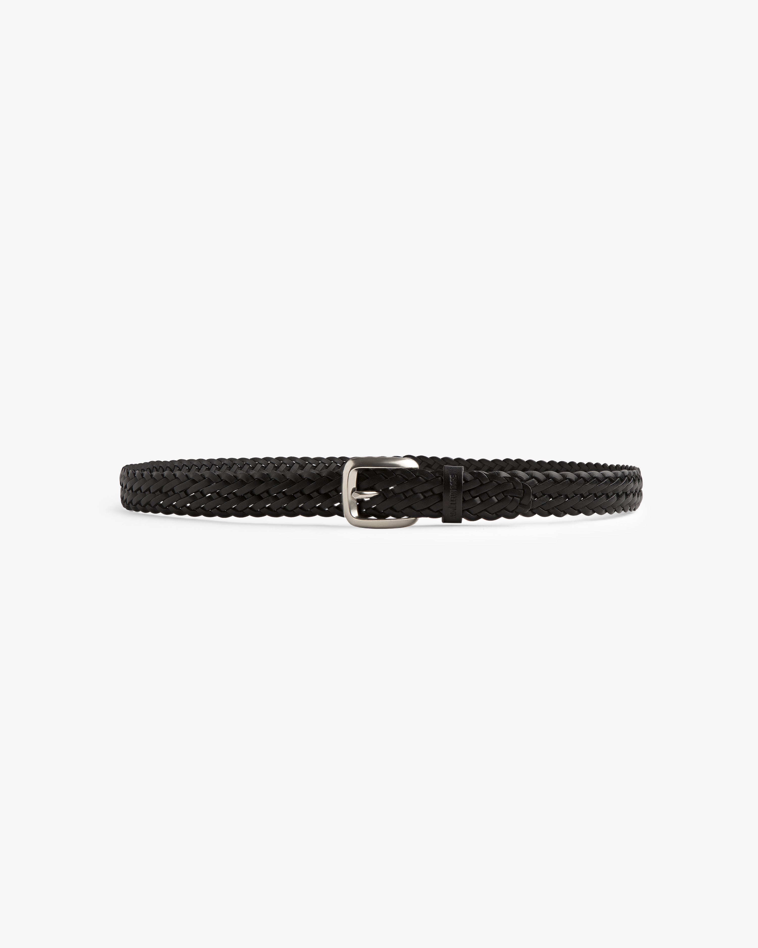 aim-leon-dore-braided-leather-belt-geflochtener-lederg-rtel-schwarz image 2