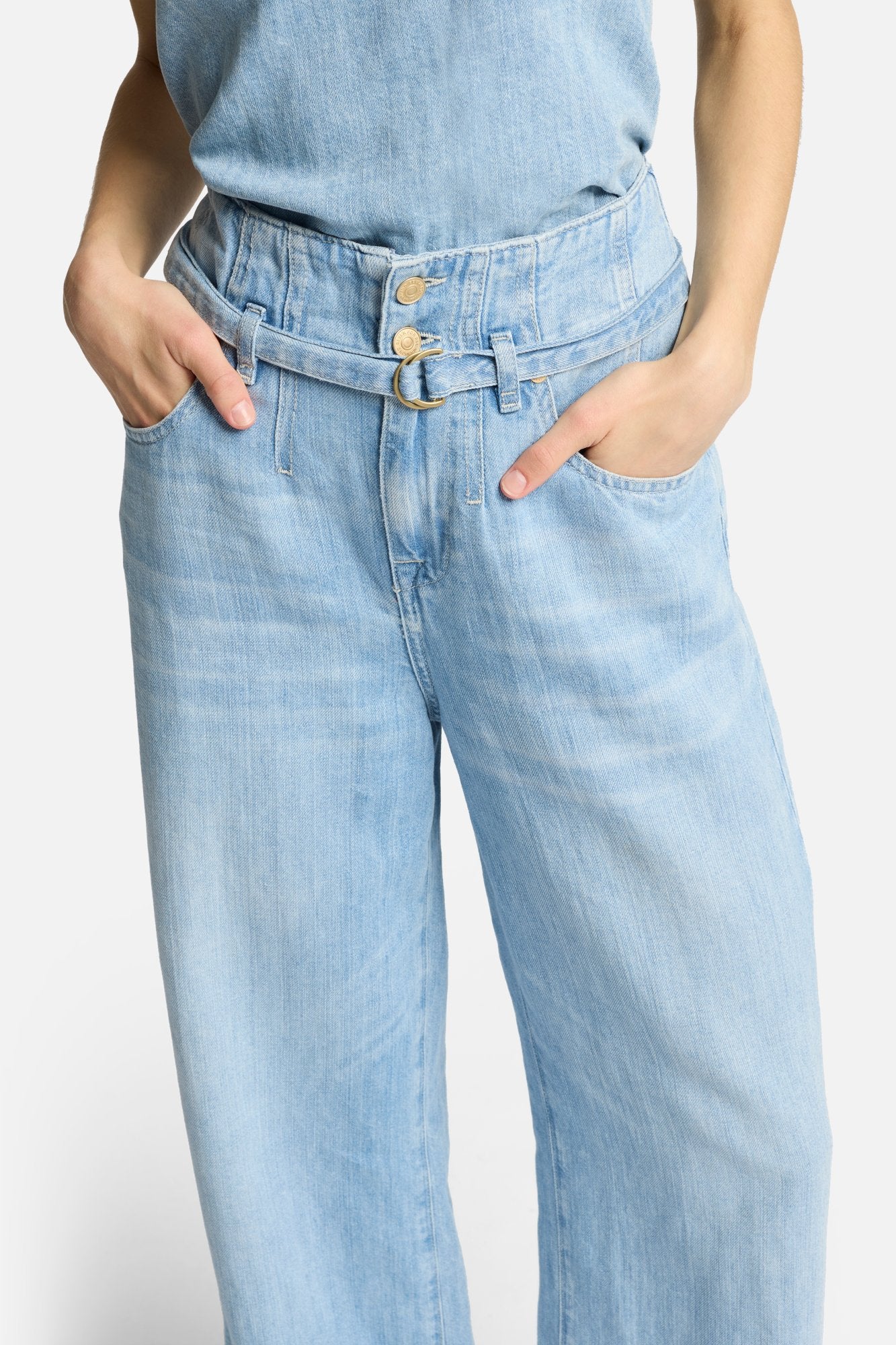 7-for-all-mankind-indigo-linen-belted-wide-leg-hose-kansas-damen image 4