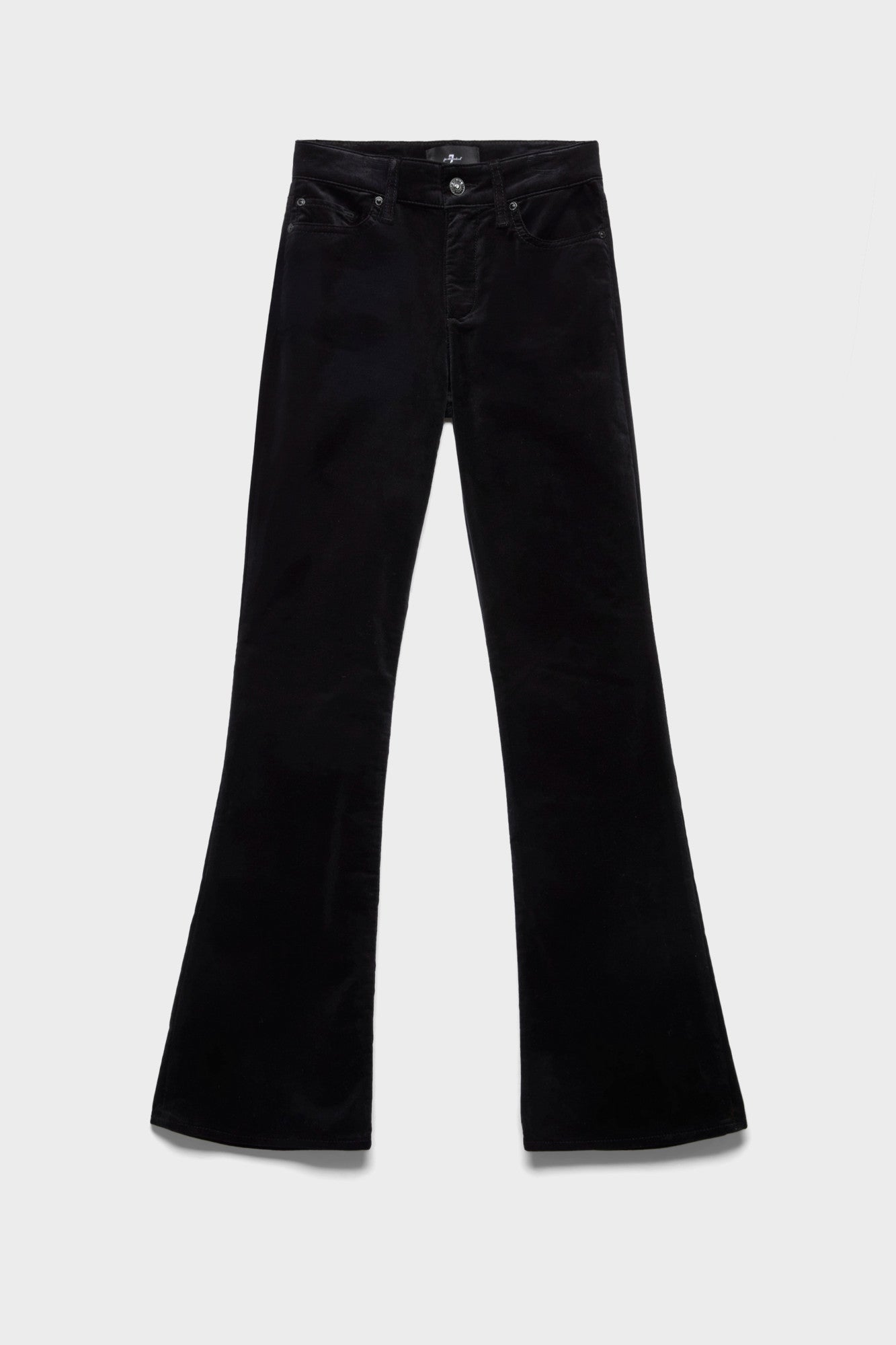7-for-all-mankind-leggy-bootcut-hose-velvet-black image 1
