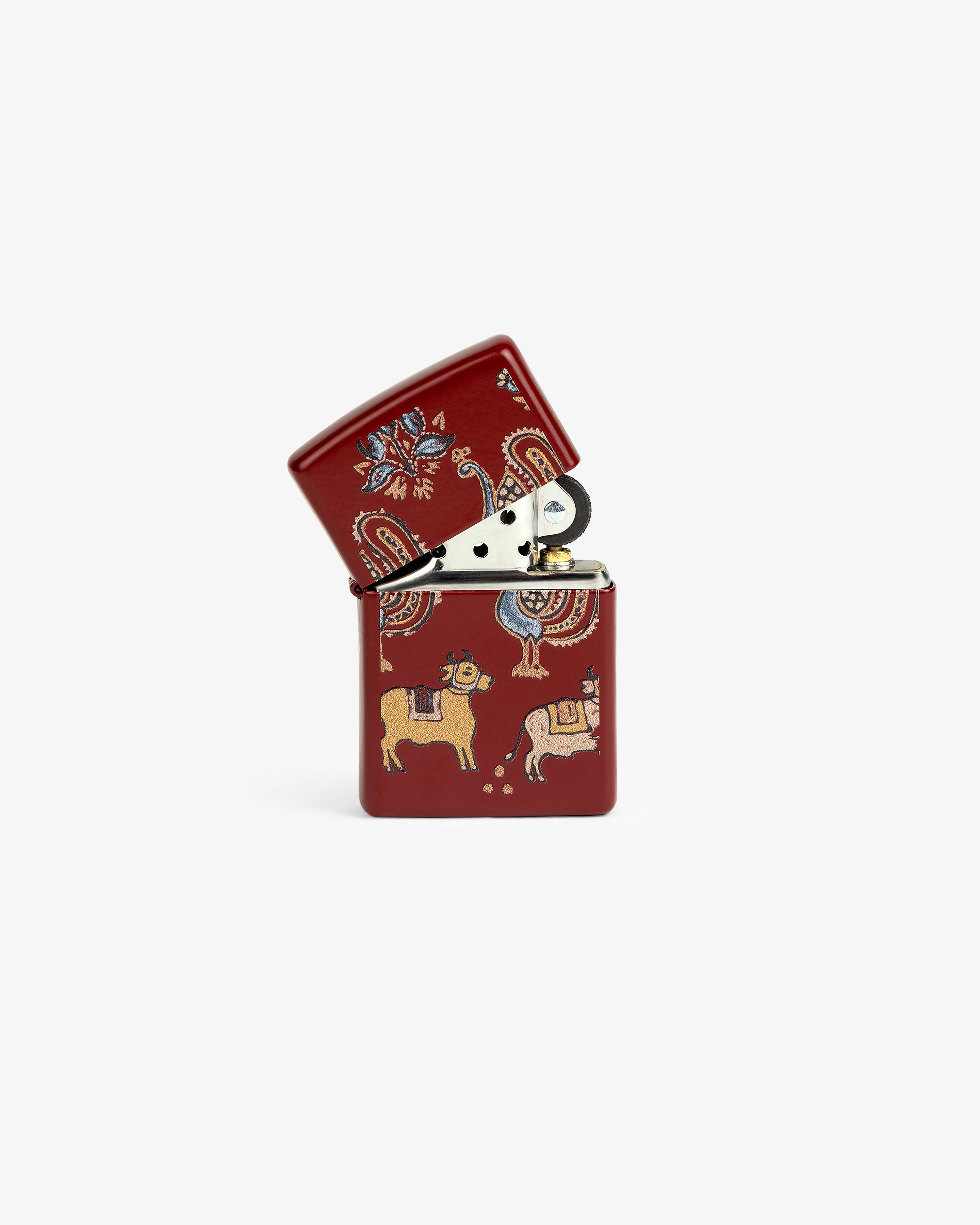 aim-leon-dore-graphic-zippo-lighter-metall-feuerzeug-multicolor image 3