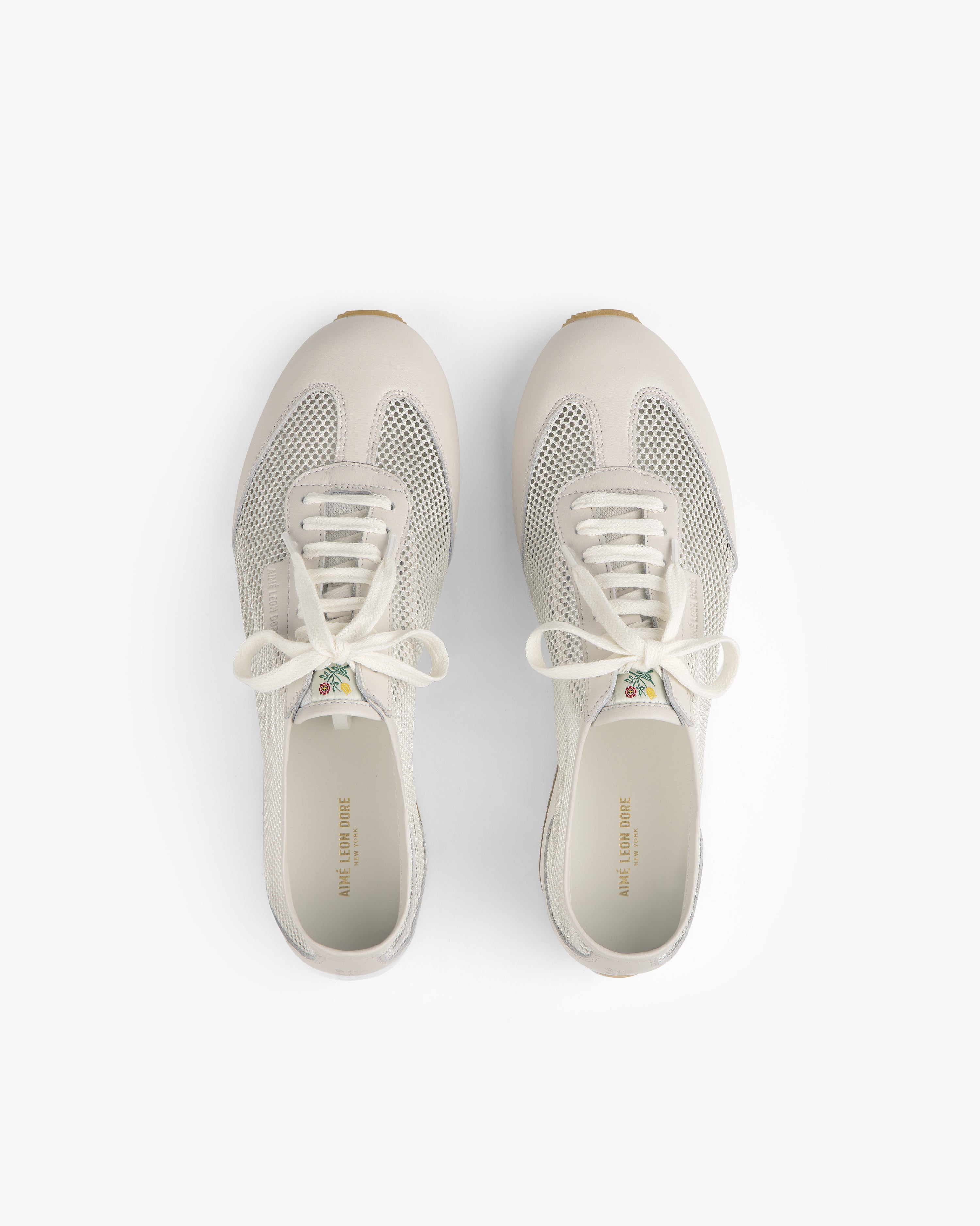 aim-leon-dore-low-profile-mesh-trainer-cream image 5