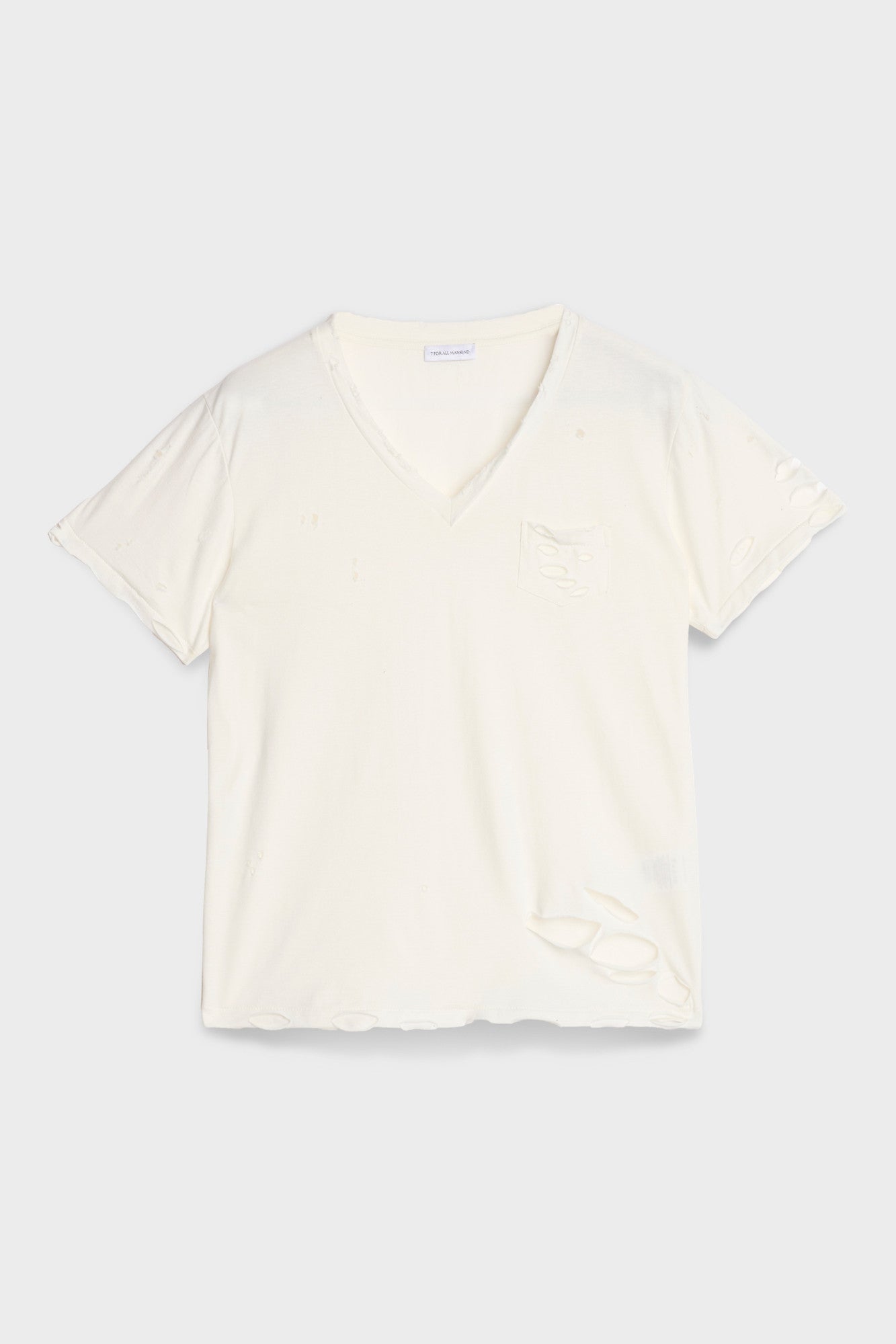 7-for-all-mankind-v-neck-pocket-tee-jersey-shell-damen image 1