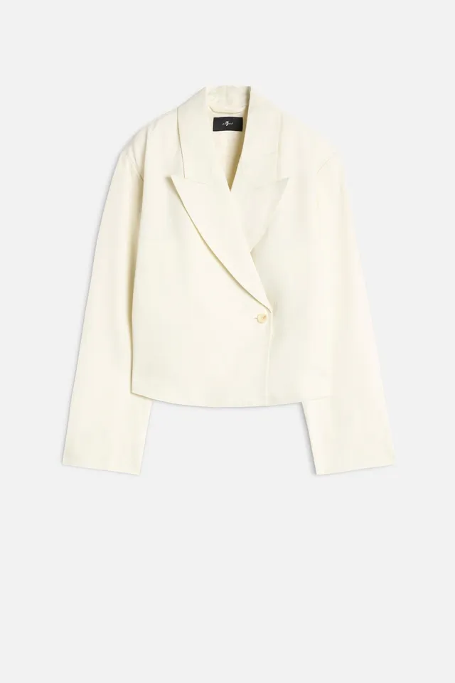 7-for-all-mankind-cropped-leinen-blazer-ivory-damen-tailliert image 1