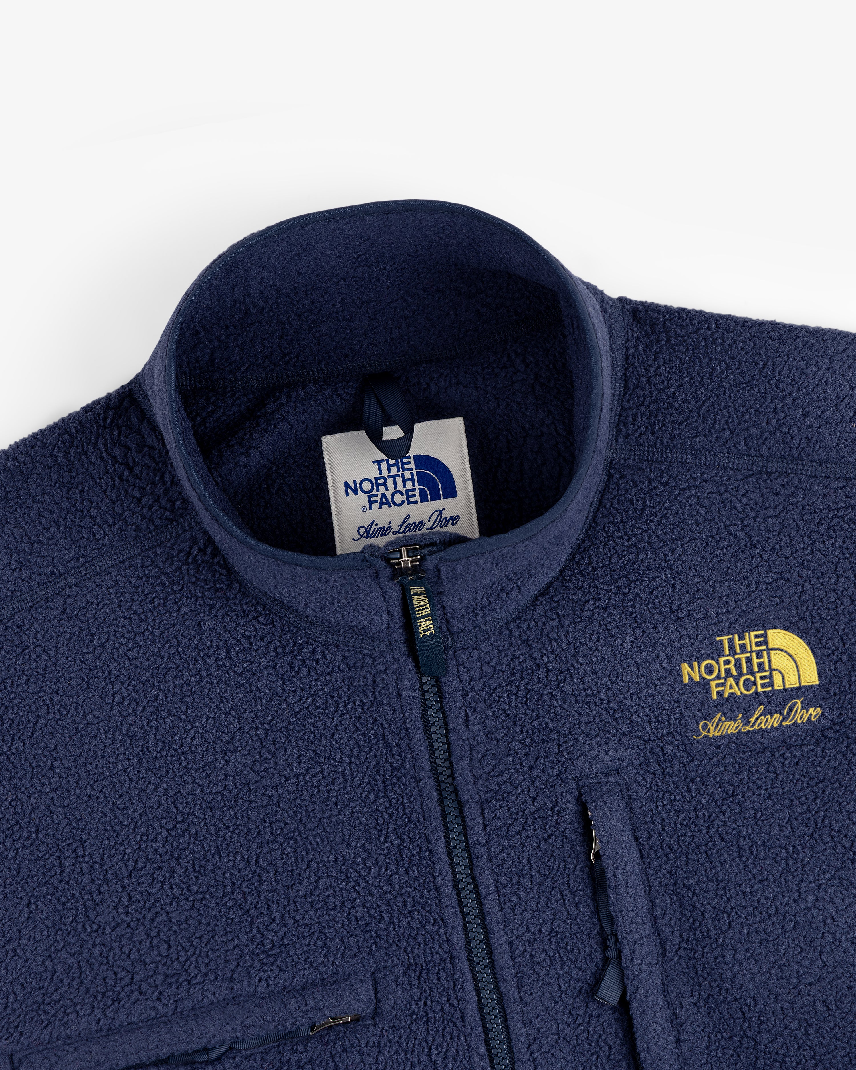 aim-leon-dore-x-the-north-face-95-denali-half-zip-fleece-pullover-blau image 3