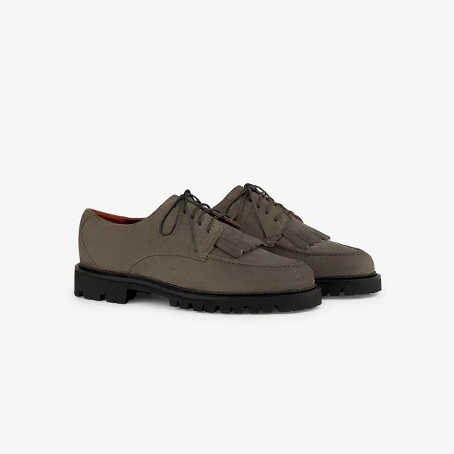 aim-leon-dore-suede-lug-sole-derby-braun image 1