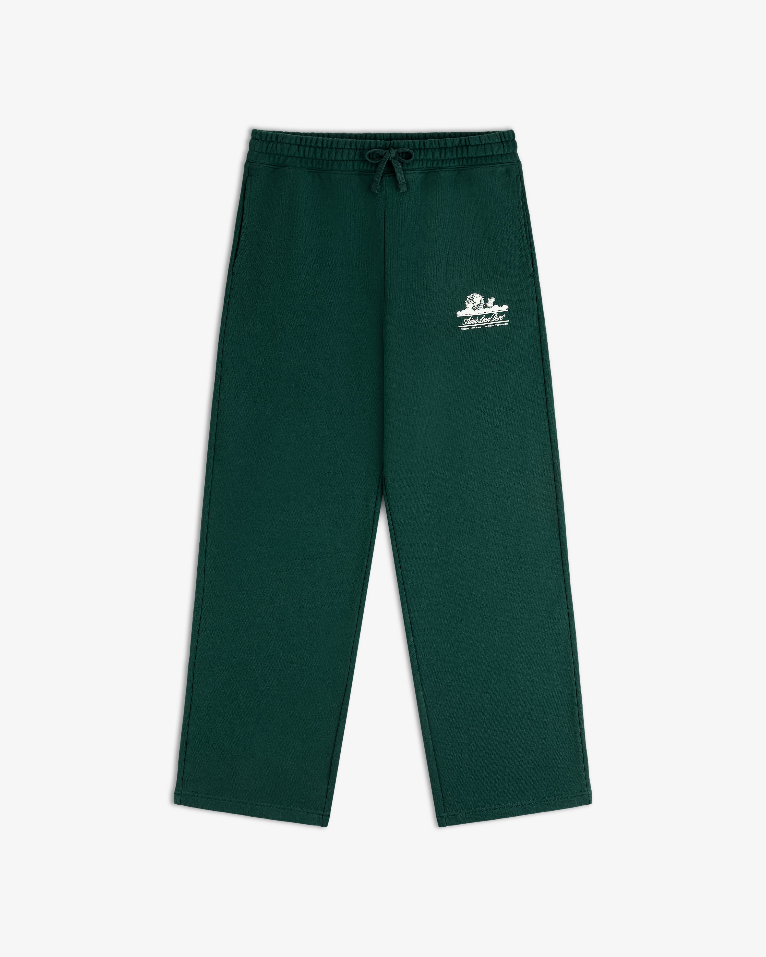 aim-leon-dore-unisphere-sweatpants-gr-n-regular-fit image 2