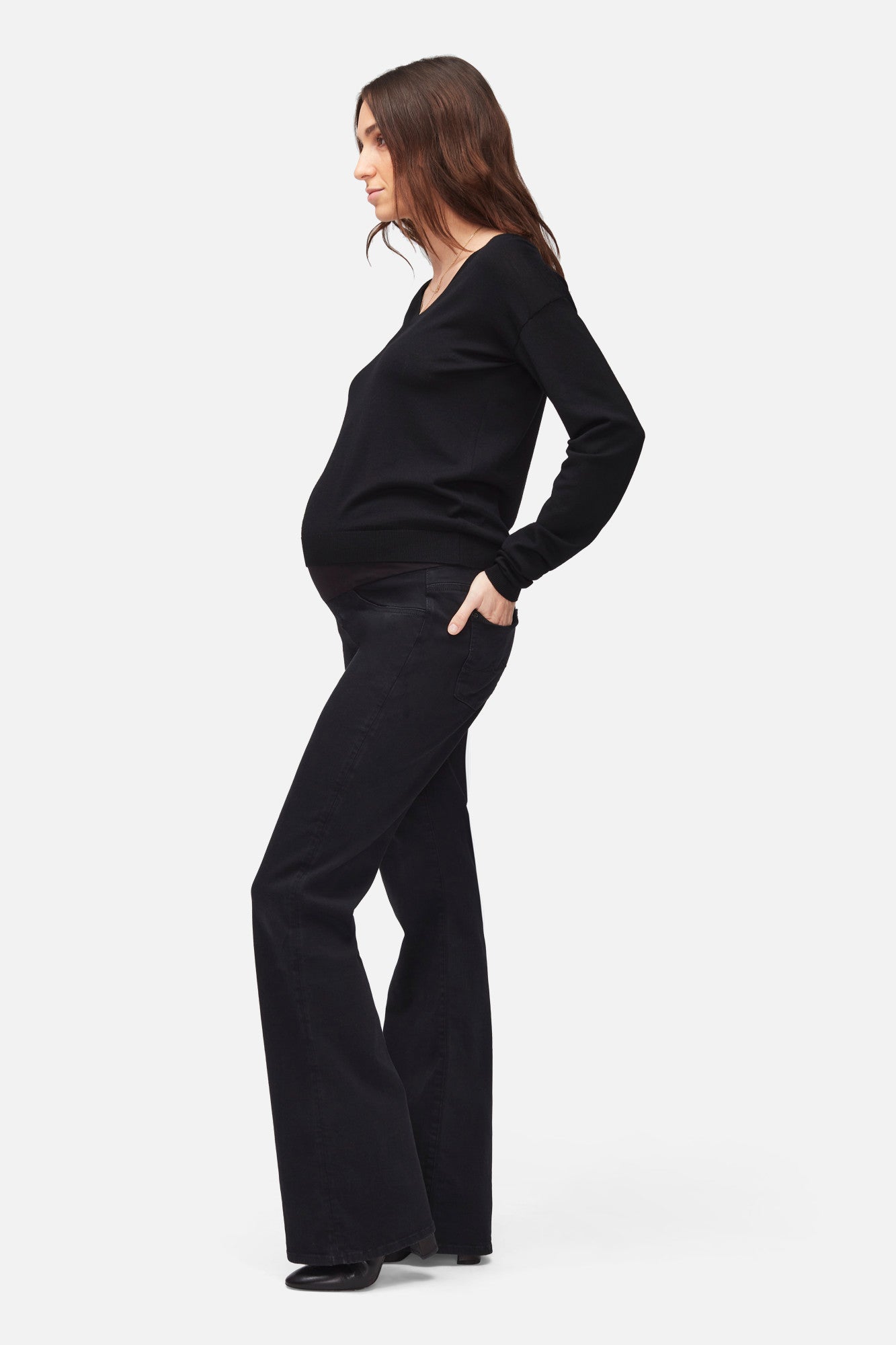 7-for-all-mankind-bootcut-maternity-slim-illusion-luxe-gravity-umstandsjeans image 7