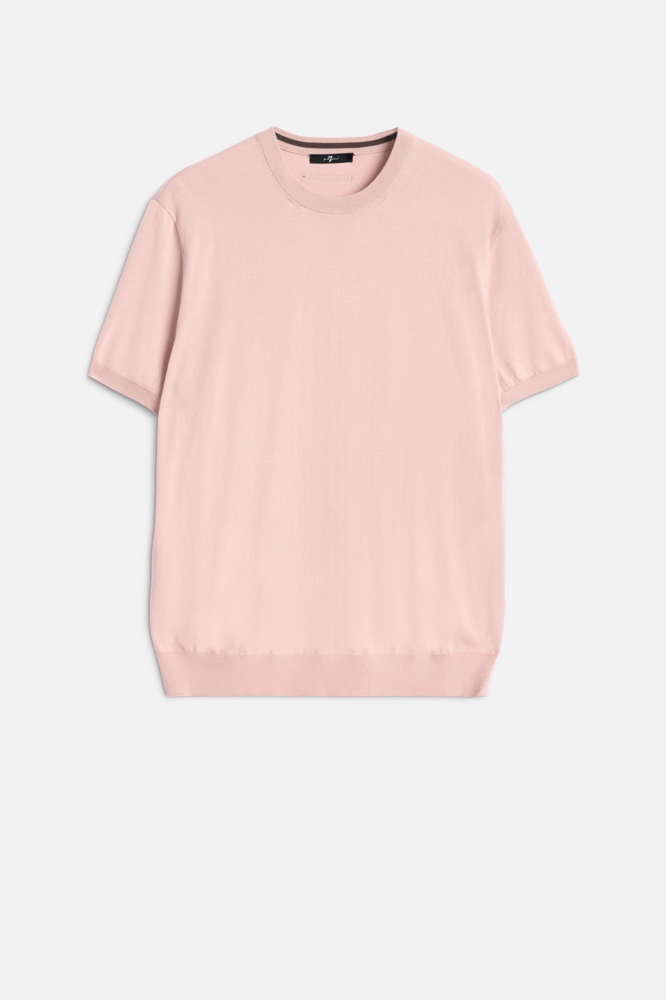 7-for-all-mankind-classic-short-sleeve-sweater-cotton-rose image 1