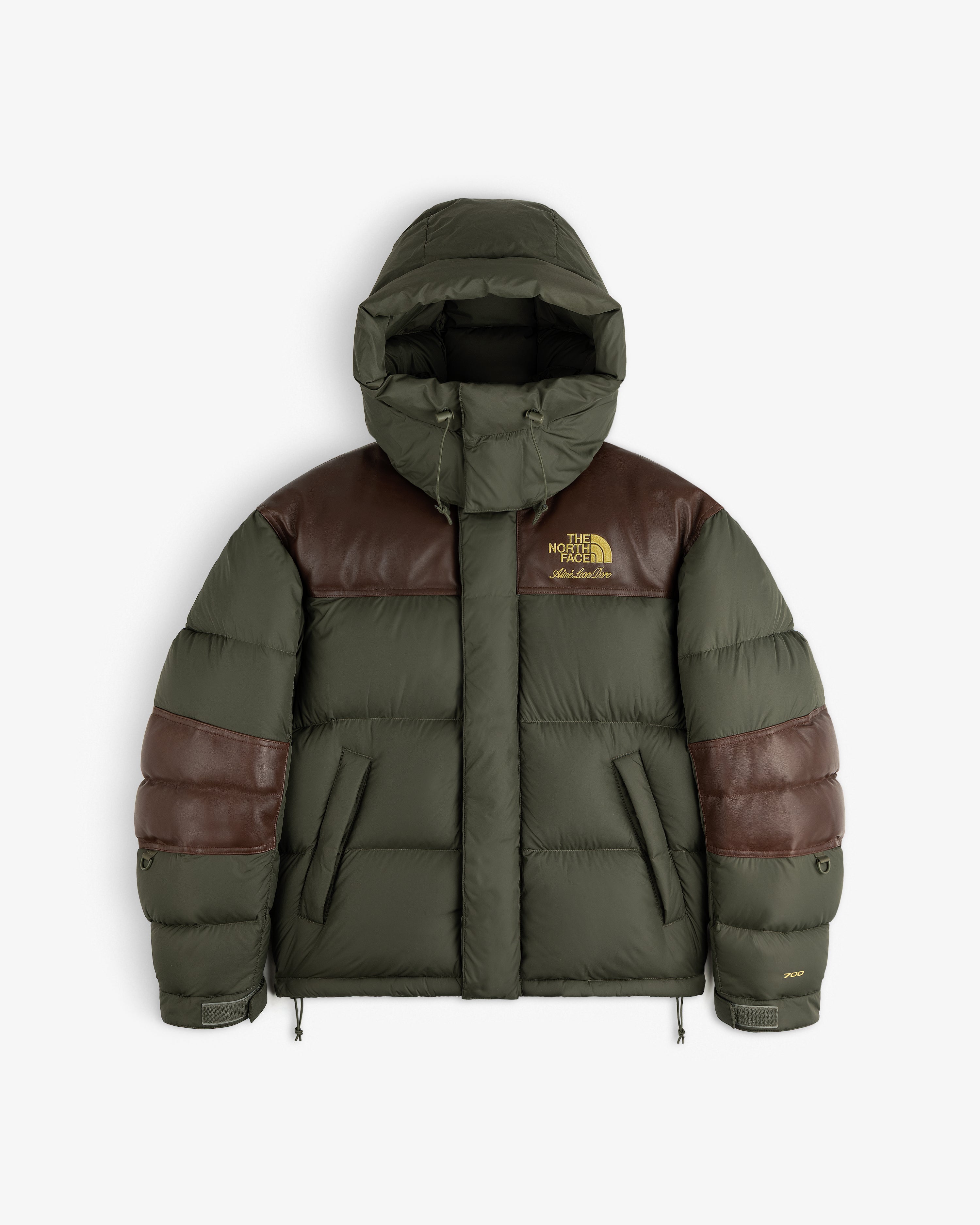 ald-x-the-north-face-baltoro-jacket-olive-puffer image 2