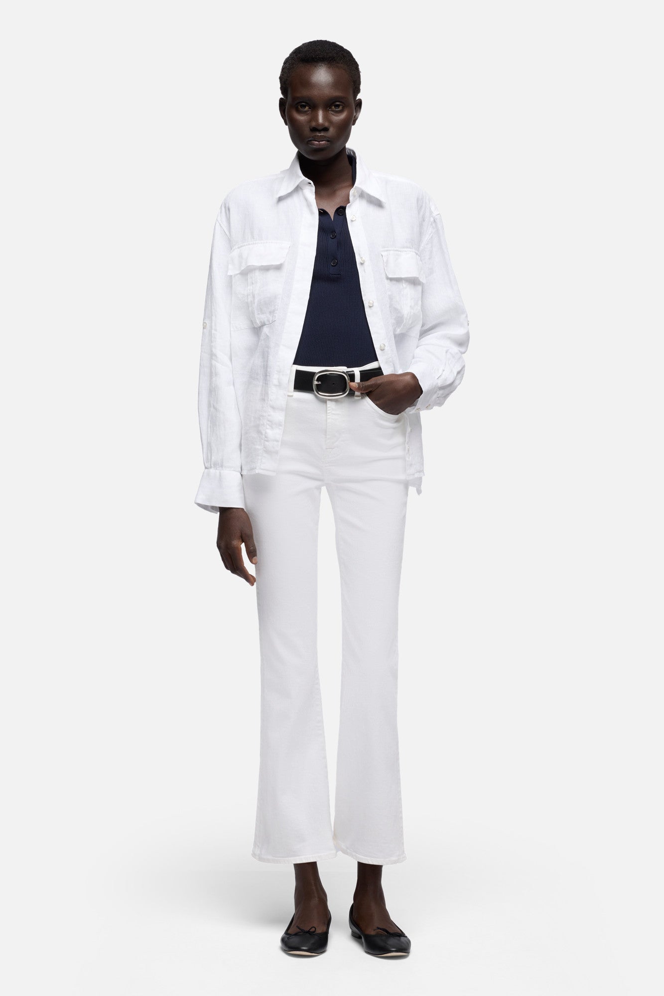 7-for-all-mankind-piped-collar-polo-navy-damen image 2