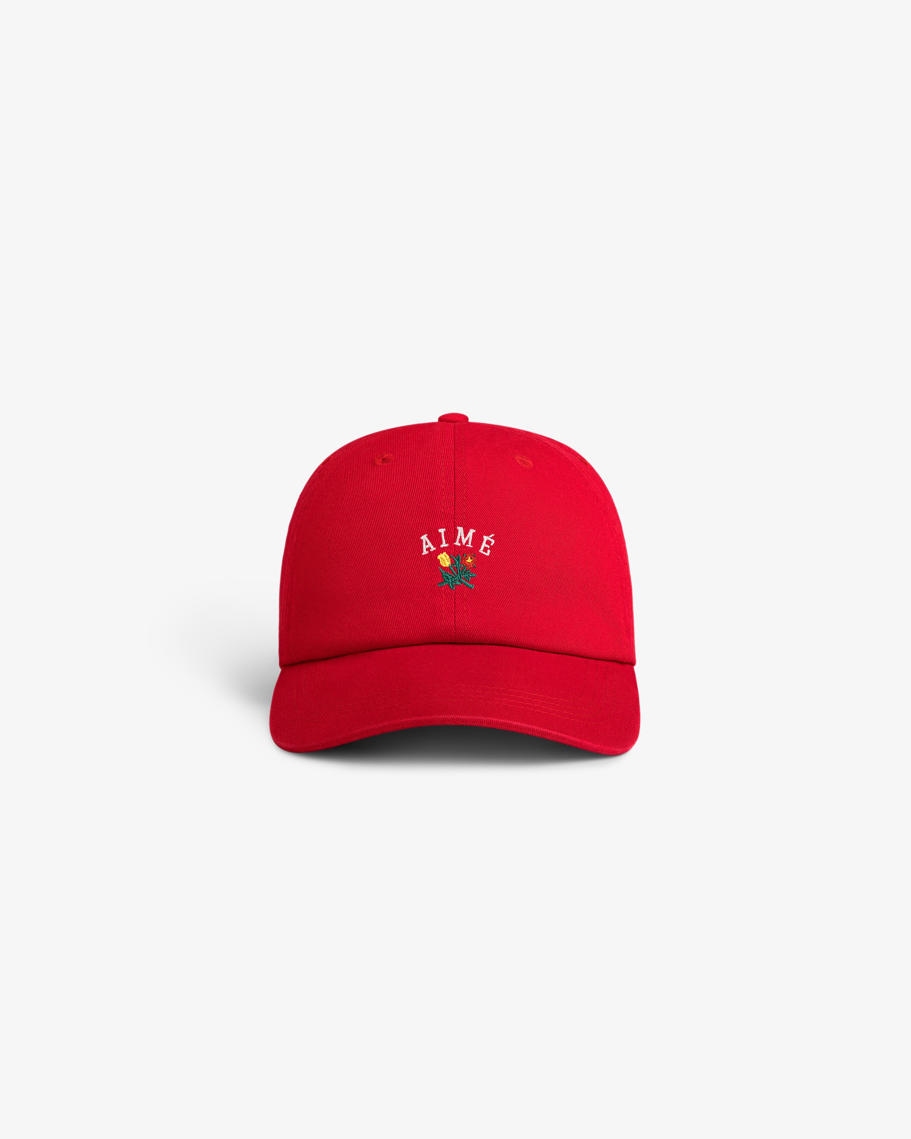 aim-leon-dore-crest-logo-cap-rot-aus-twill image 2