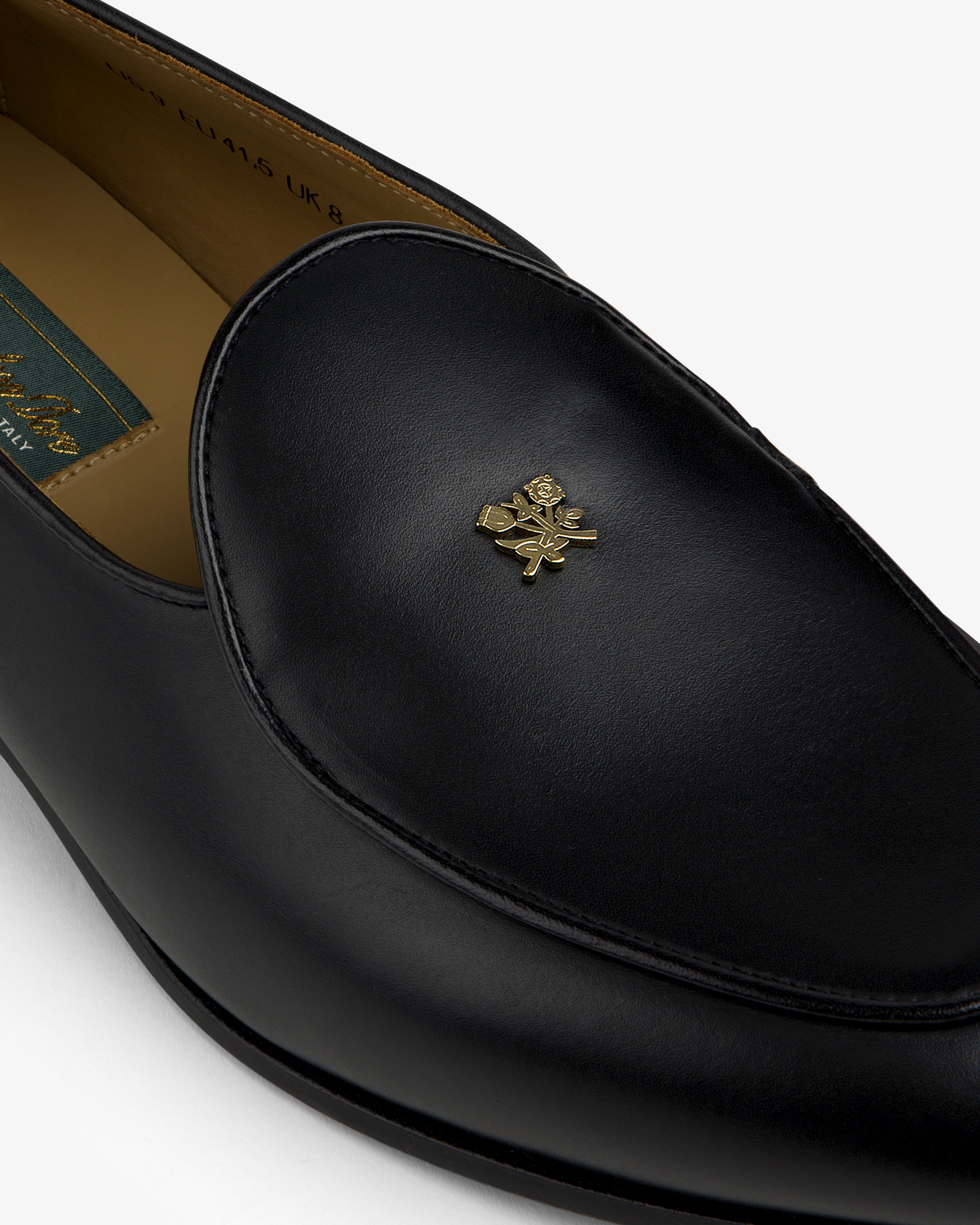 aim-leon-dore-crest-sal-ni-loafer-schwarz-glattleder image 7