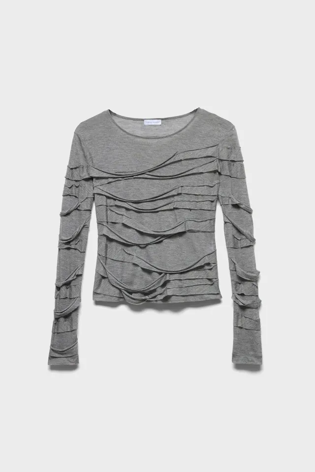 7-for-all-mankind-ribbon-long-sleeve-tee-viscose-slate image 1