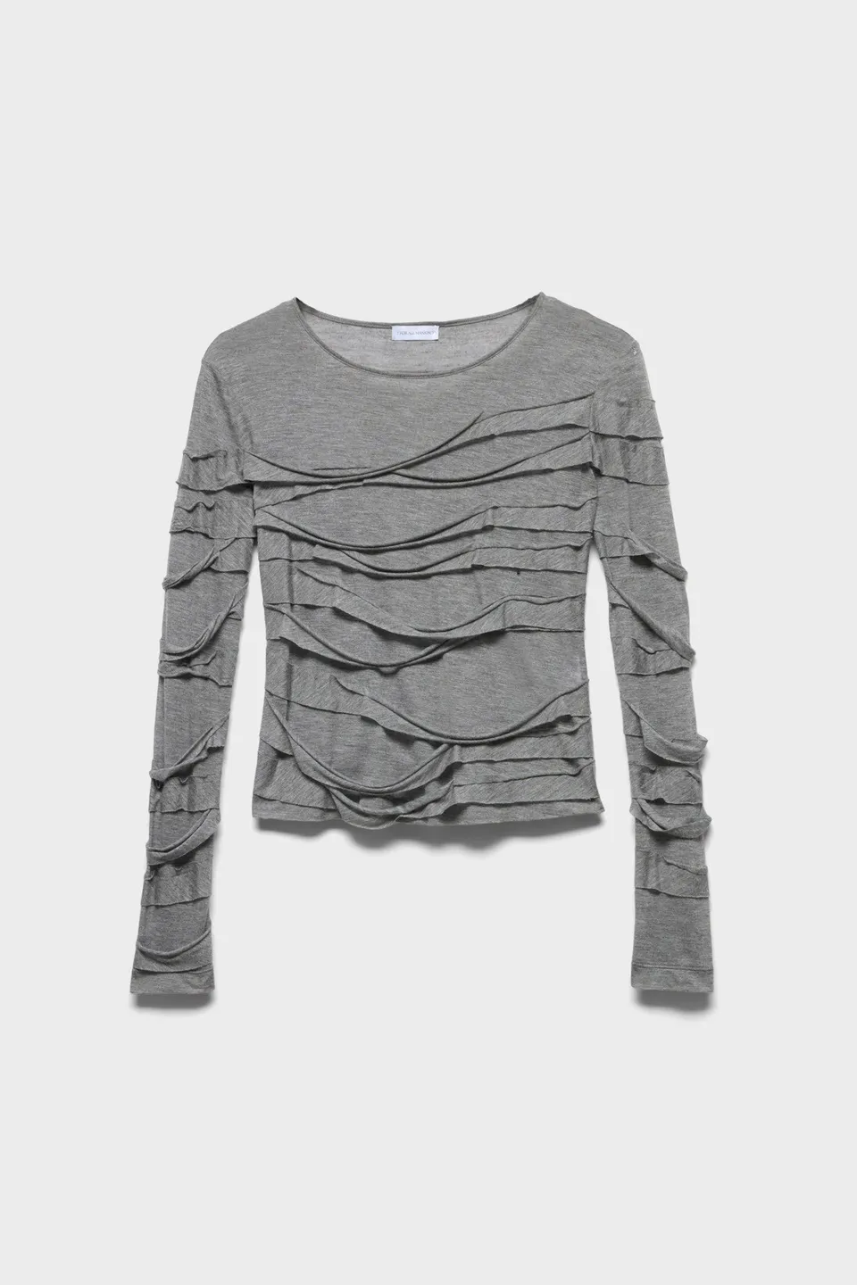 7-for-all-mankind-ribbon-long-sleeve-tee-viscose-slate image 1