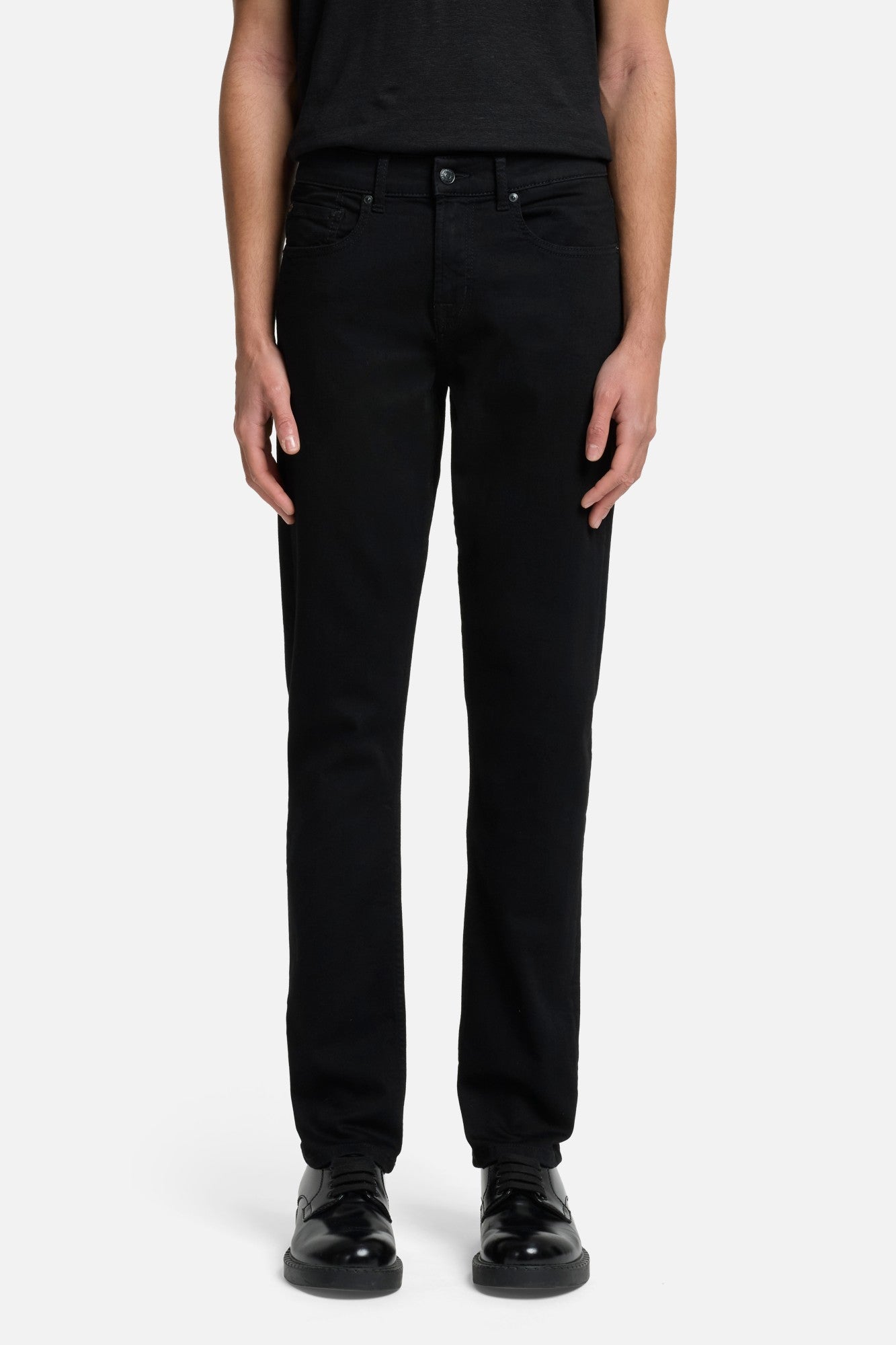 7-for-all-mankind-slimmy-slim-jeans-herren-black-onyx image 3