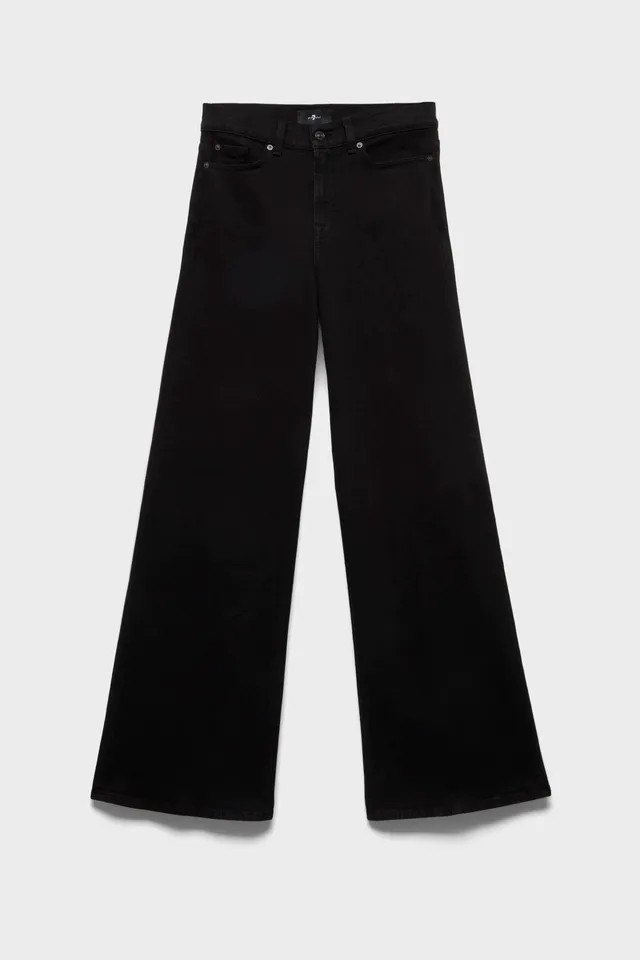 7-for-all-mankind-lotta-nightwood-damen-wide-leg-jeans-schwarz image 1