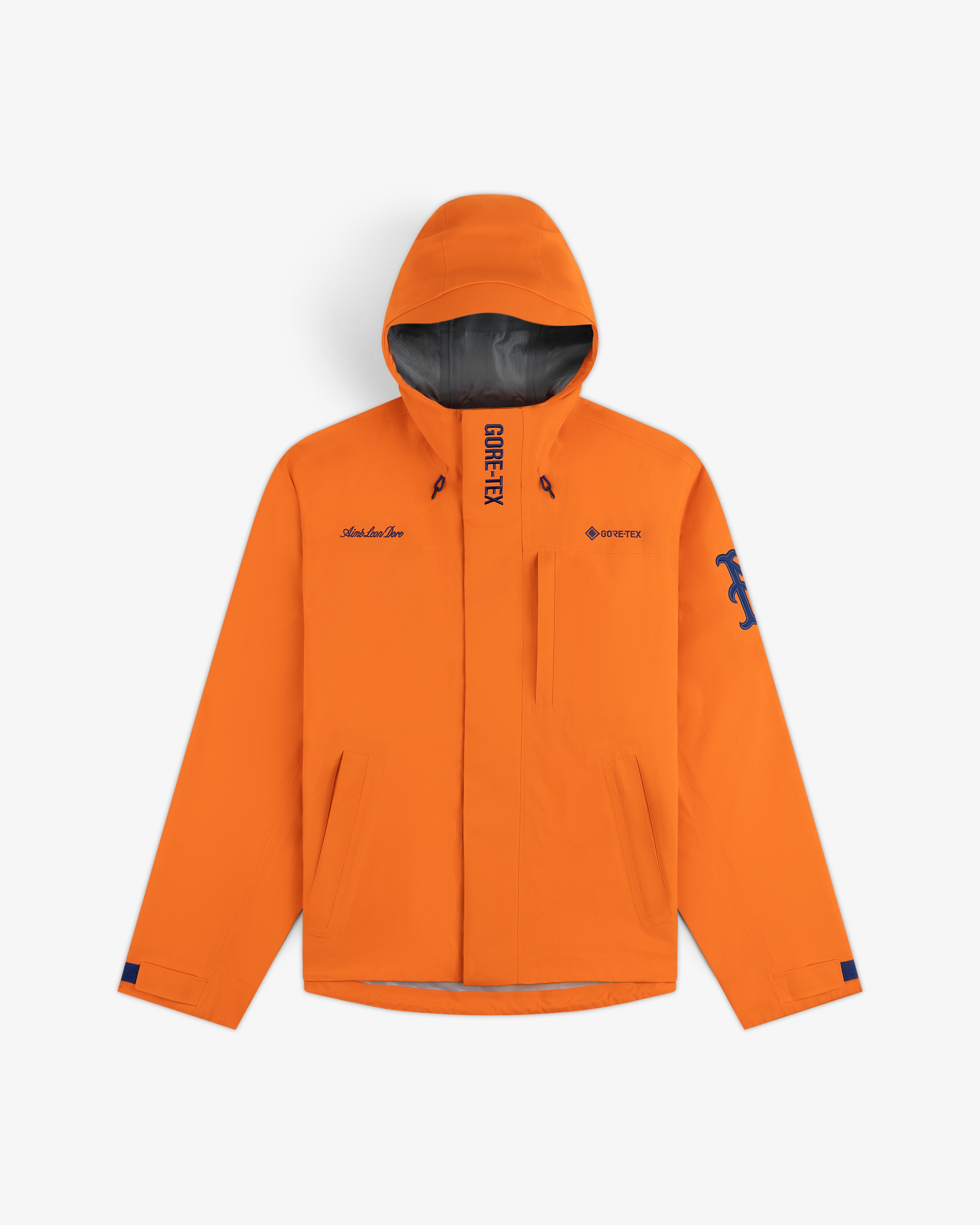 aim-leon-dore-mets-gore-tex-rain-delay-jacket-orange image 2