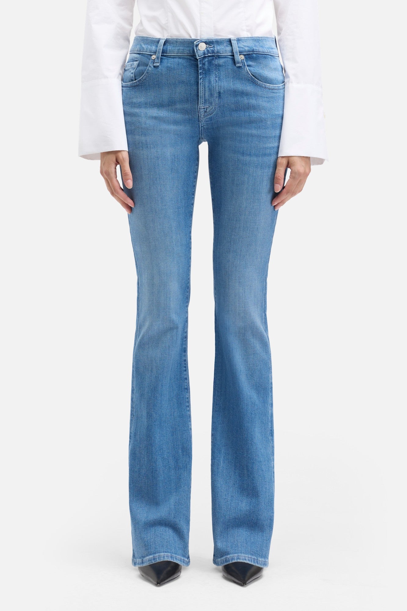 7-for-all-mankind-original-bootcut-jeans-damen-iceflow-light image 3