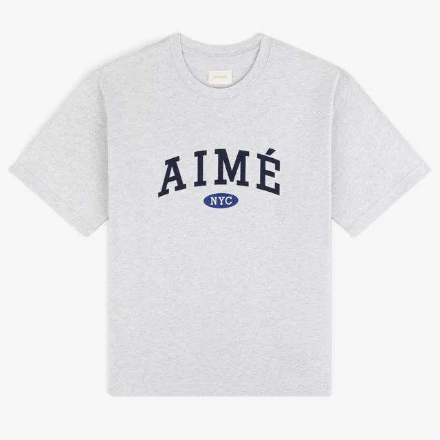 aim-leon-dore-aim-souvenir-t-shirt-grau-boxy-fit image 1