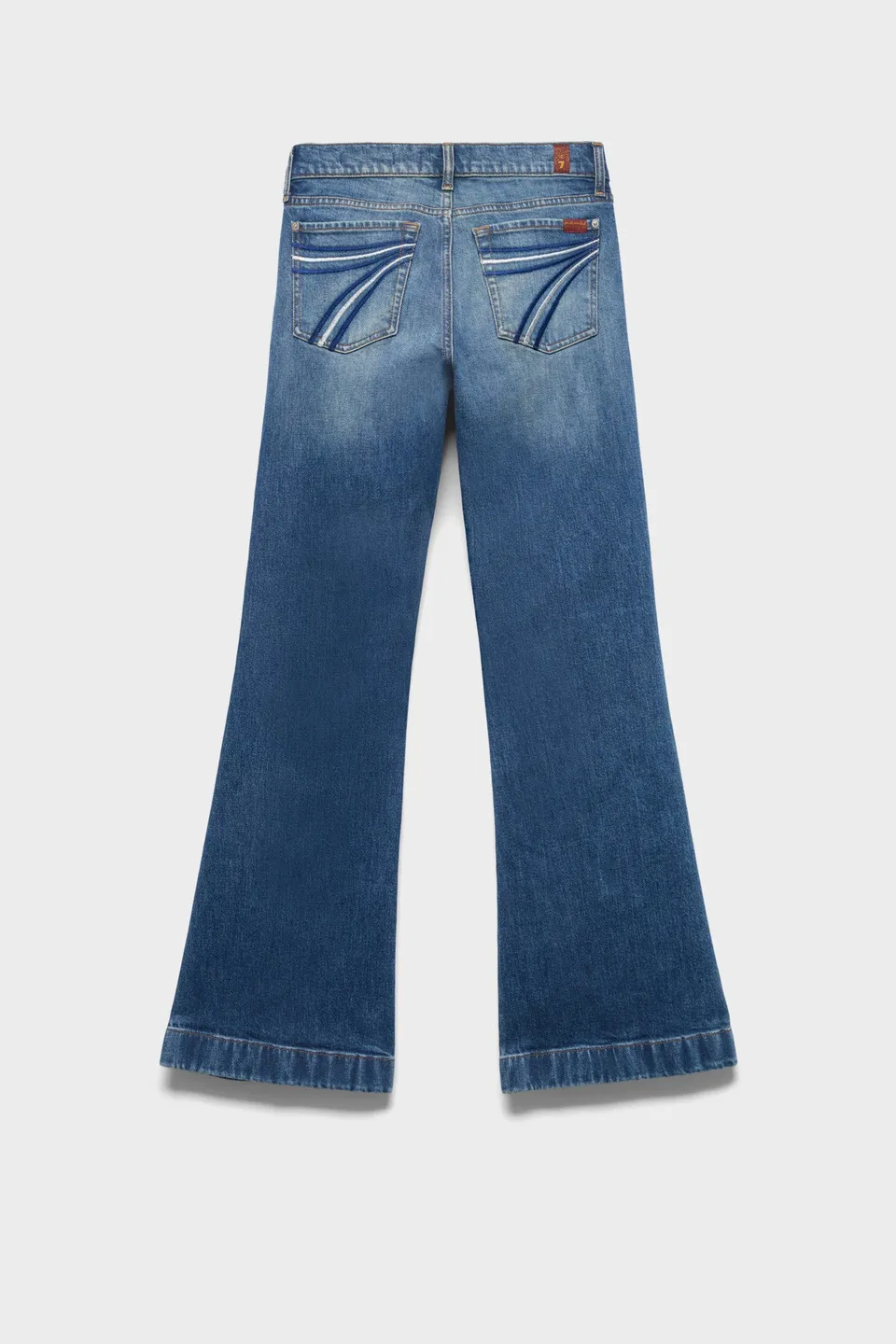 7-for-all-mankind-tailorless-dojo-jeans-denim-bluefern-flare-damen image 1