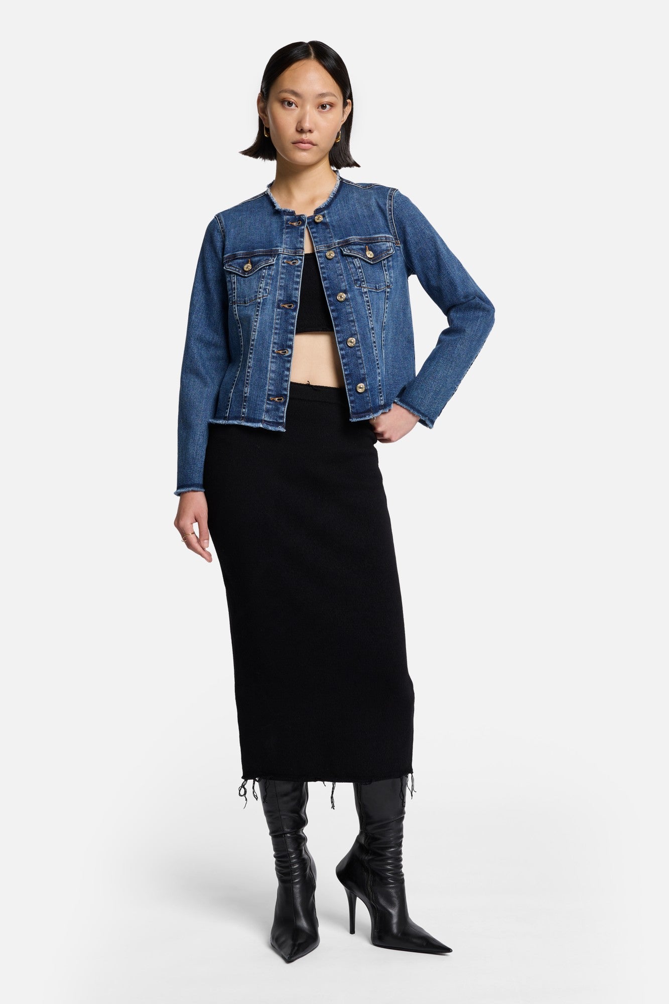 7-for-all-mankind-vicky-denim-jacket-soho-light-damen-jeansjacke image 2