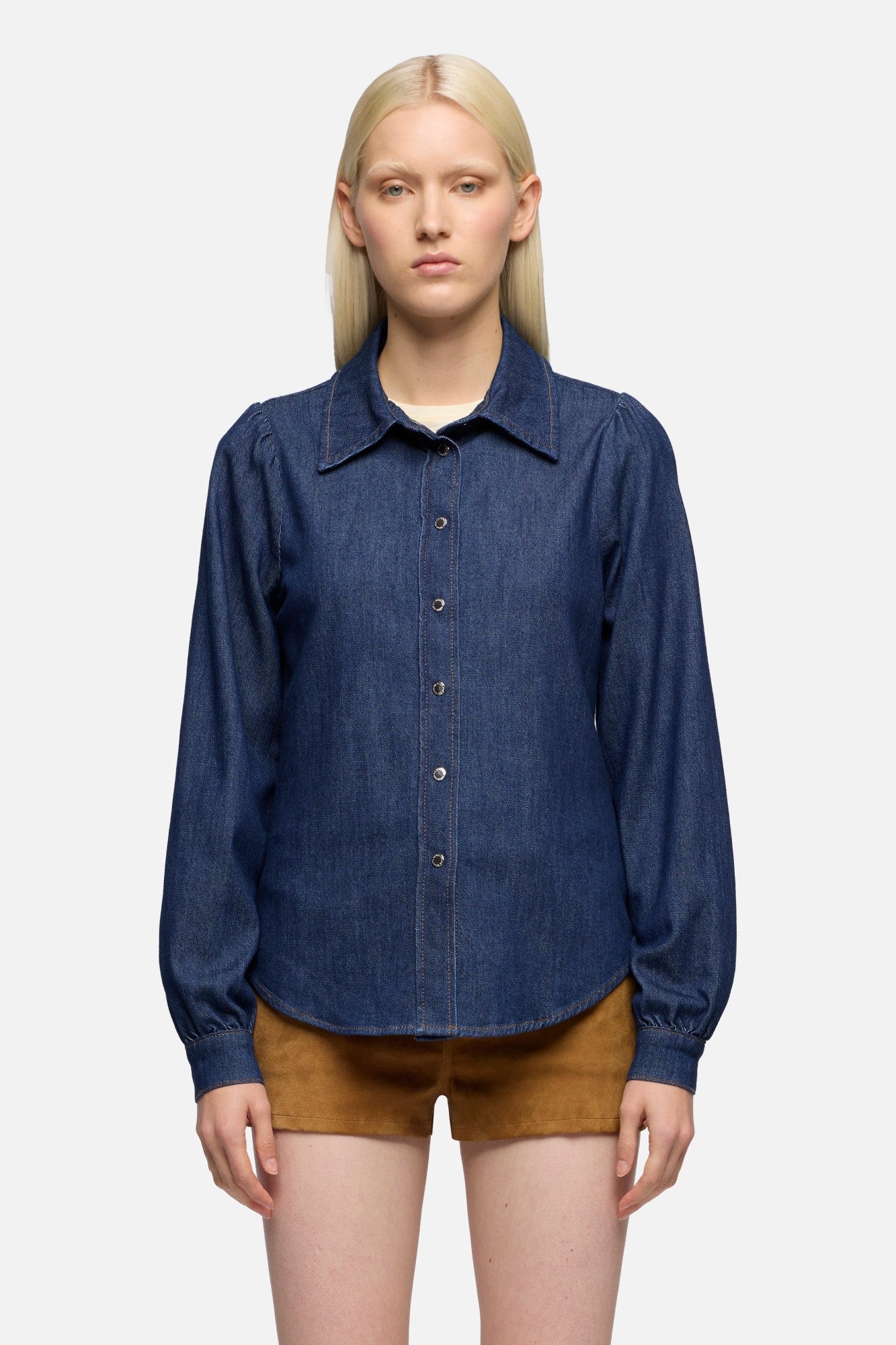7-for-all-mankind-puff-sleeve-shirt-weightless-denim-halona image 3