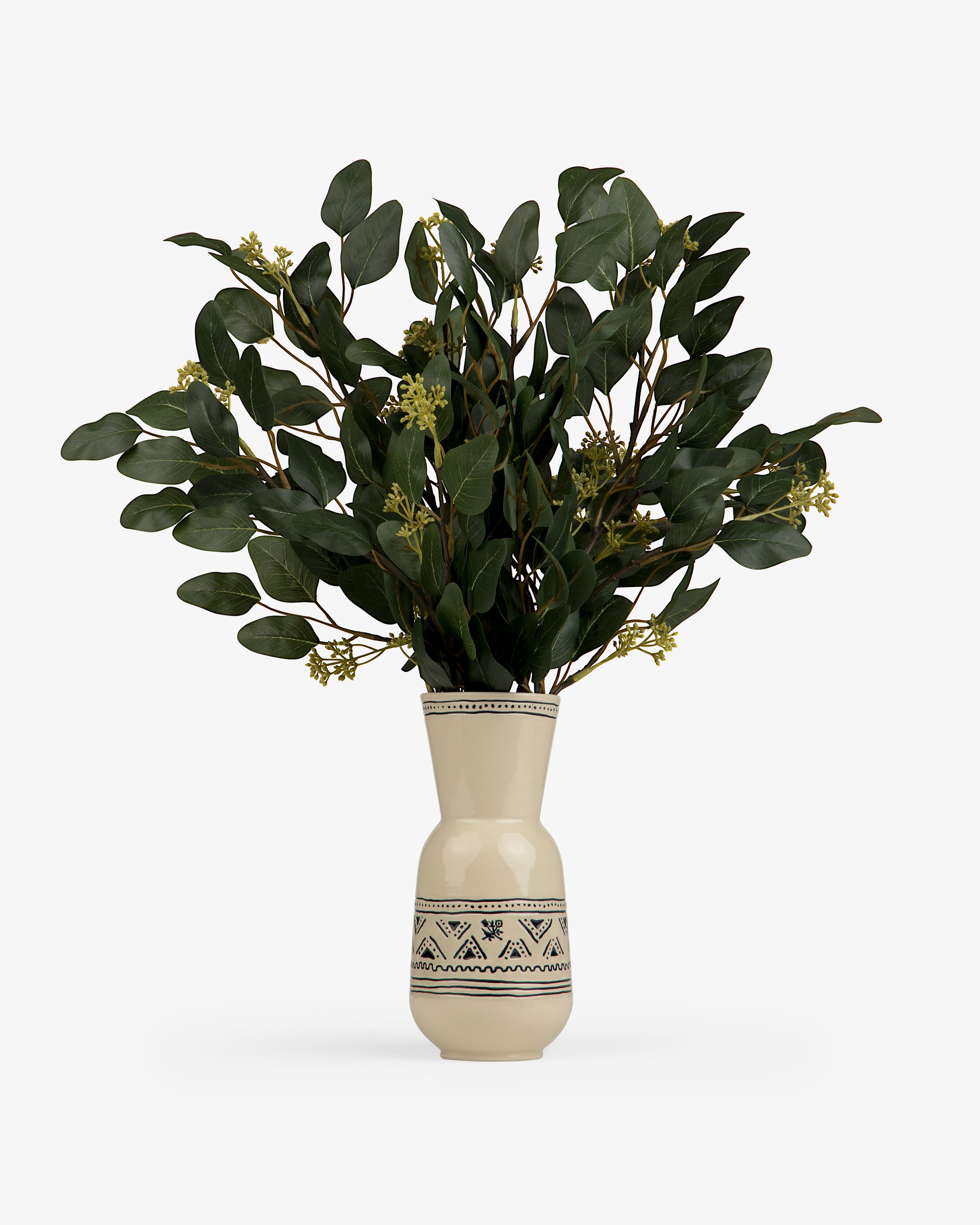 aim-leon-dore-textile-patterned-vase-beige image 3