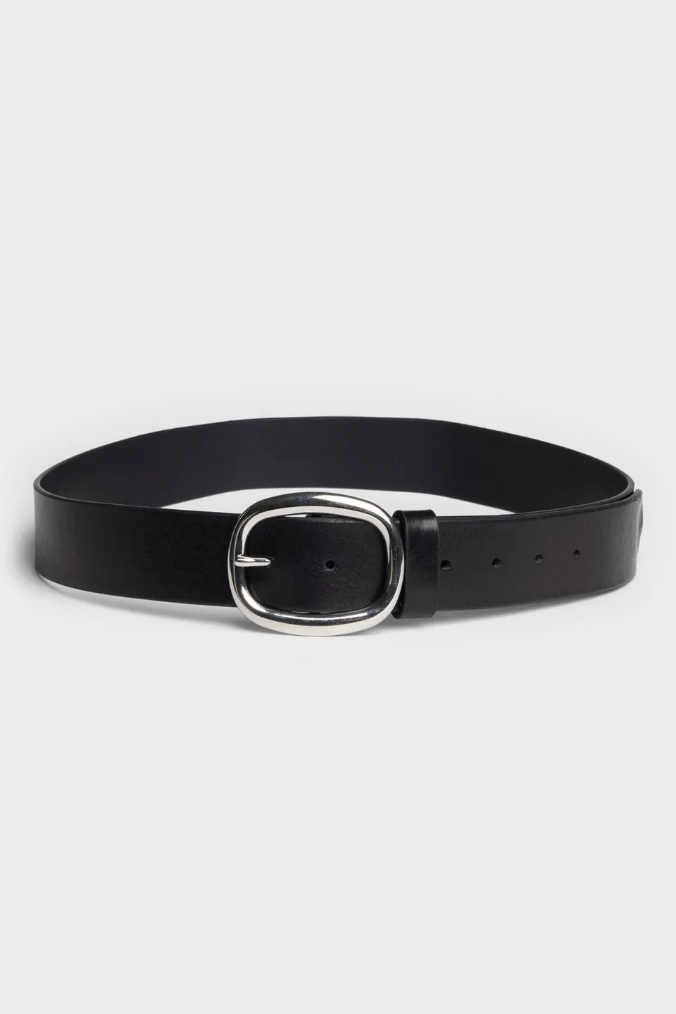7-for-all-mankind-oval-buckle-italian-leather-g-rtel-schwarz image 1