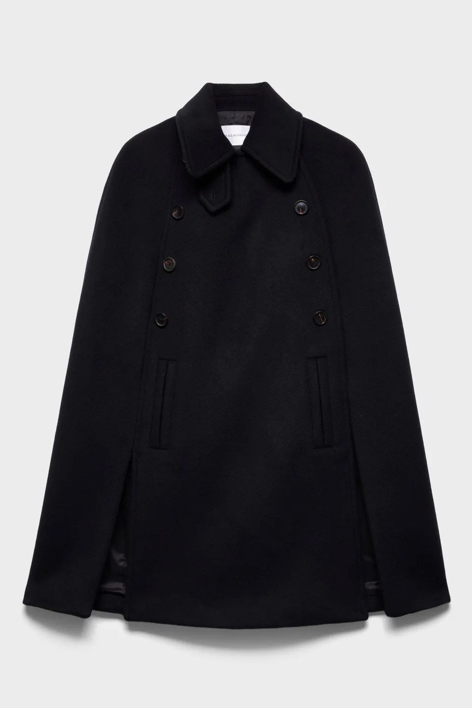 7-for-all-mankind-double-breasted-cape-woll-cape-sable image 1