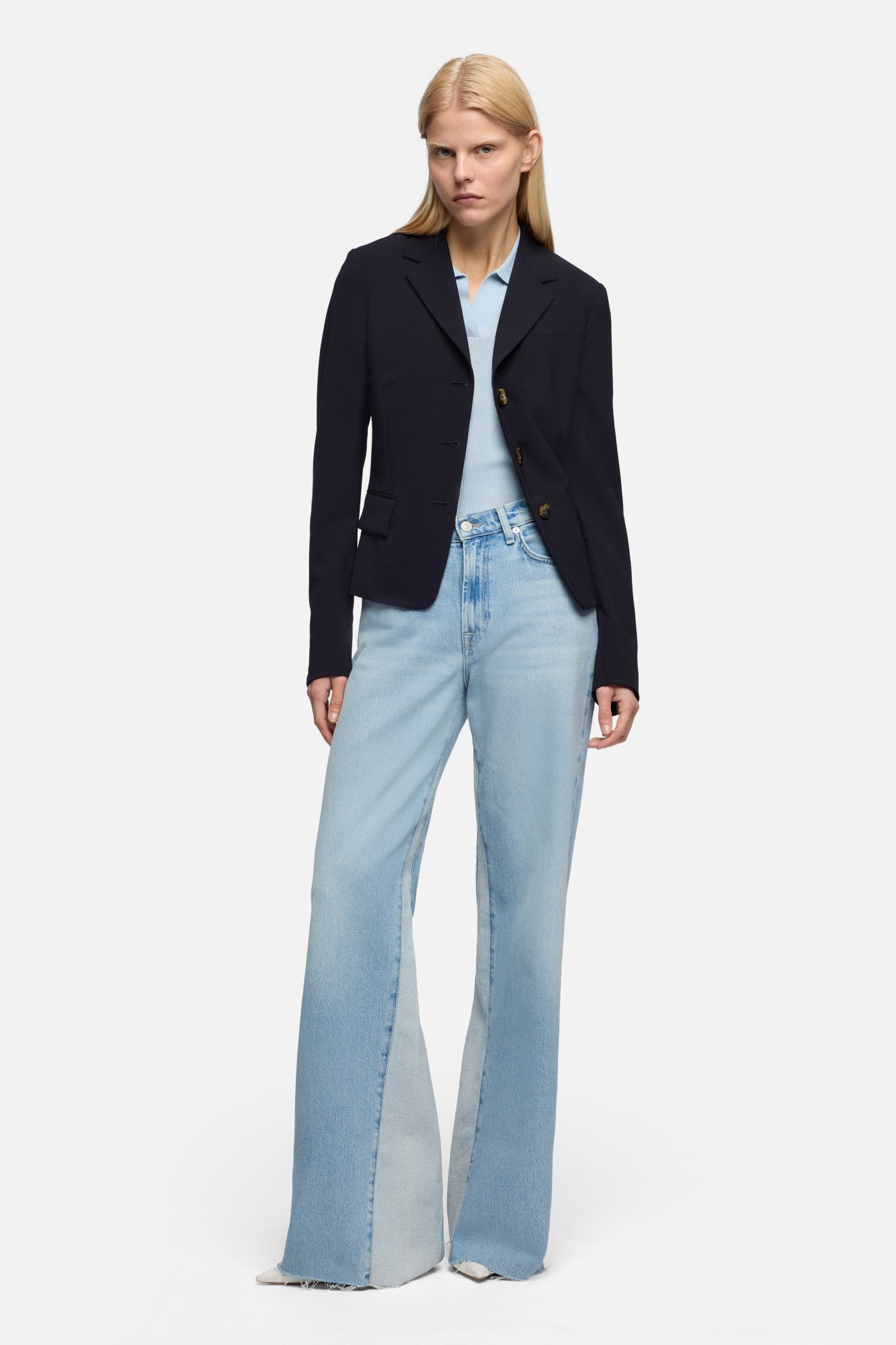 7-for-all-mankind-paneled-lotta-seabreeze-two-tone-wide-leg-damenjeans image 2