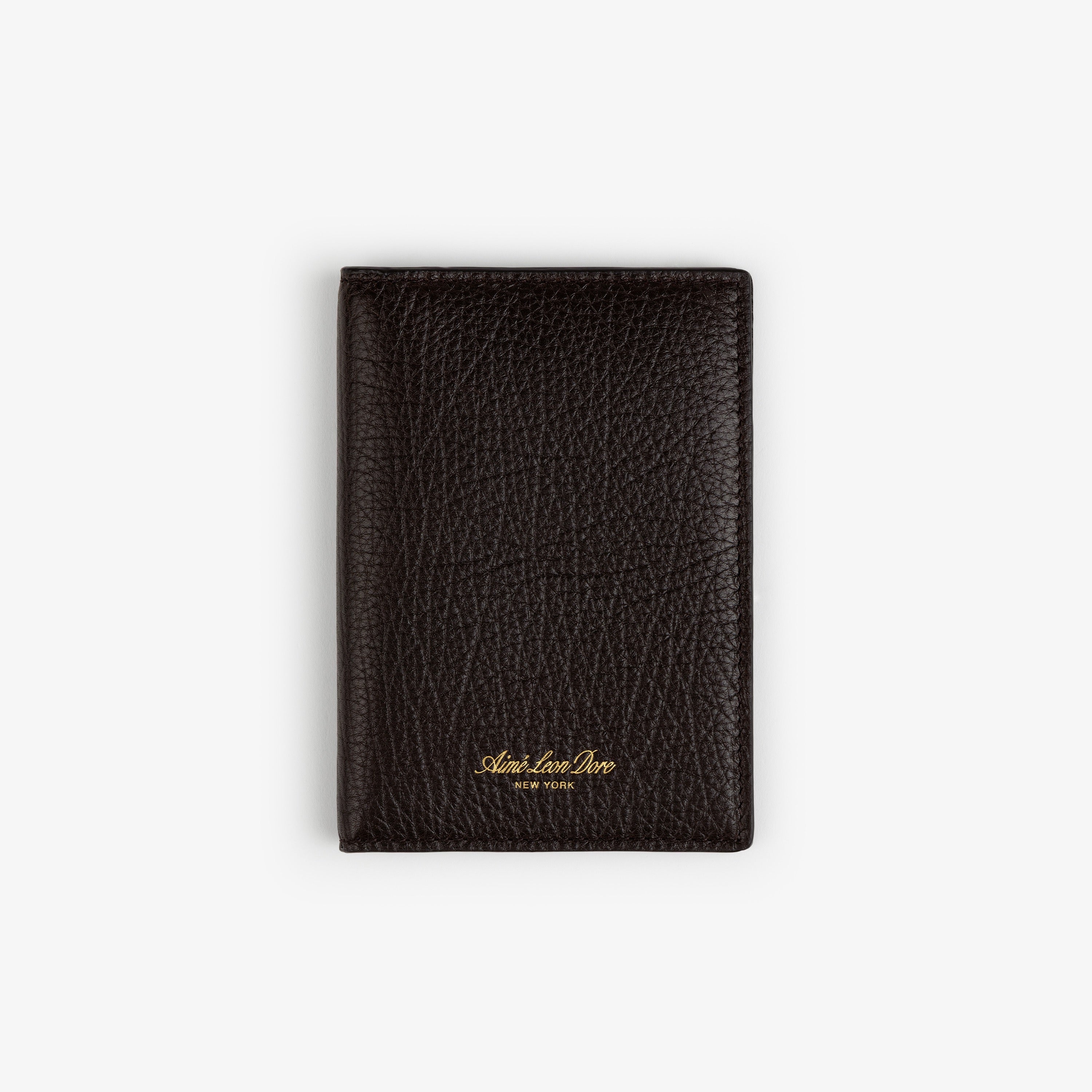 aim-leon-dore-tumbled-leather-passport-holder-braun-aus-kalbsleder image 1