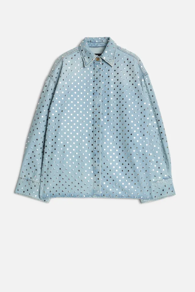 7-for-all-mankind-studded-denim-overshirt-bleach-damen image 1
