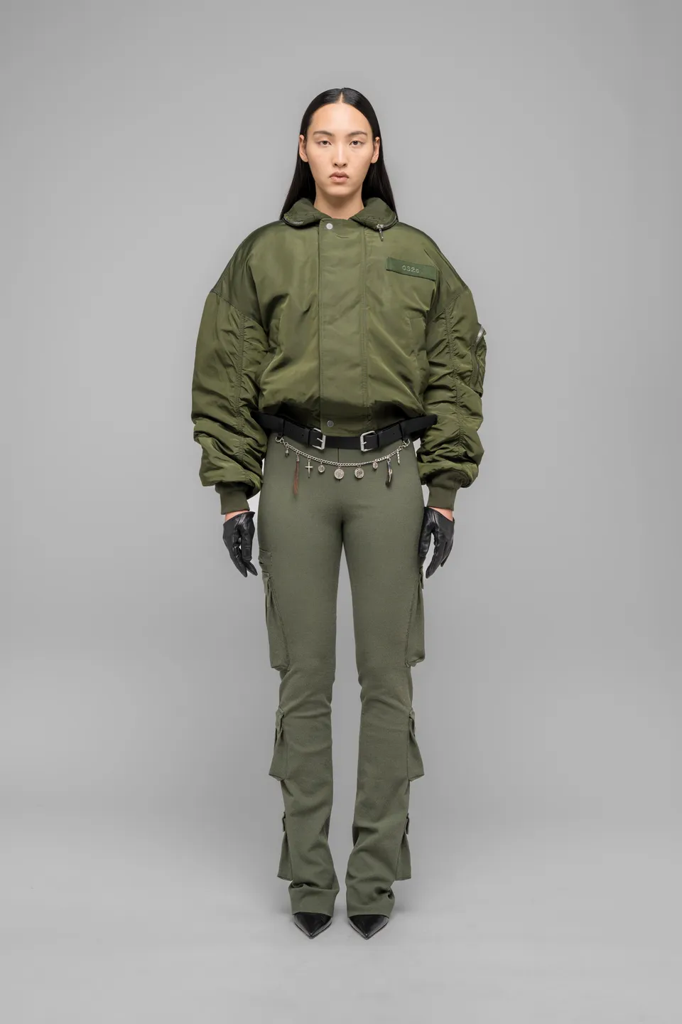 032c-hunting-bomberjacke-two-tone-oxford image 1