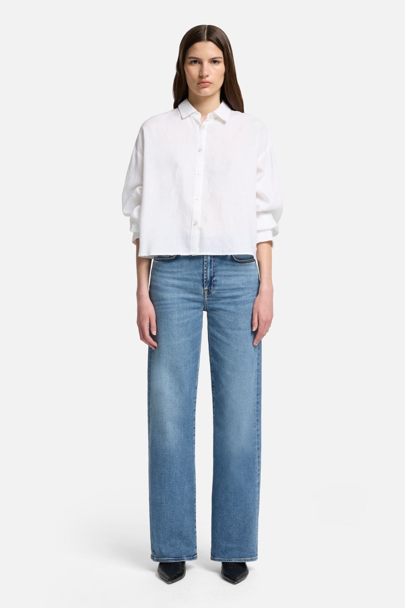 7-for-all-mankind-linen-cropped-hemd-optical-white image 2