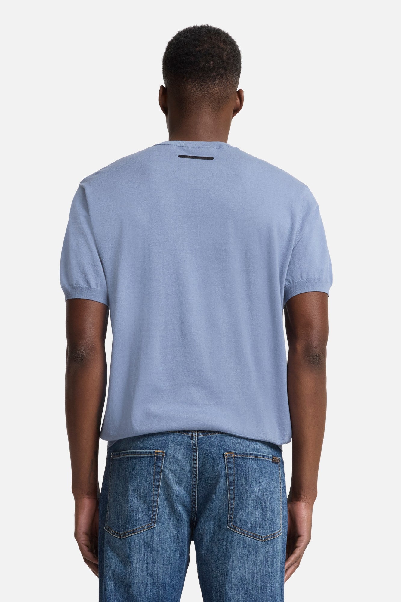 7-for-all-mankind-classic-cotton-short-sleeve-sweater-slate-blue-herren image 5