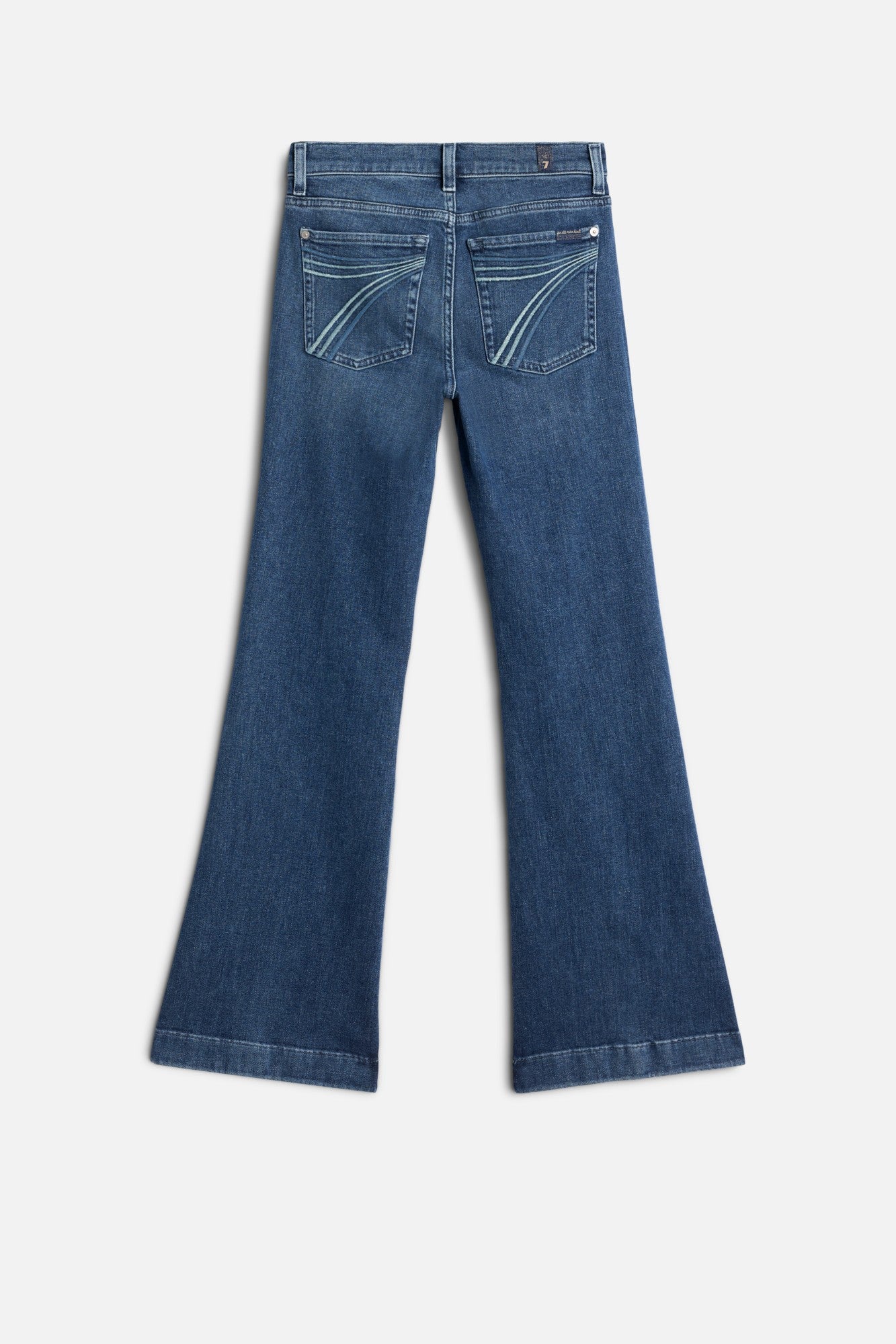 7-for-all-mankind-tailorless-dojo-flare-jeans-in-denim-flux image 1
