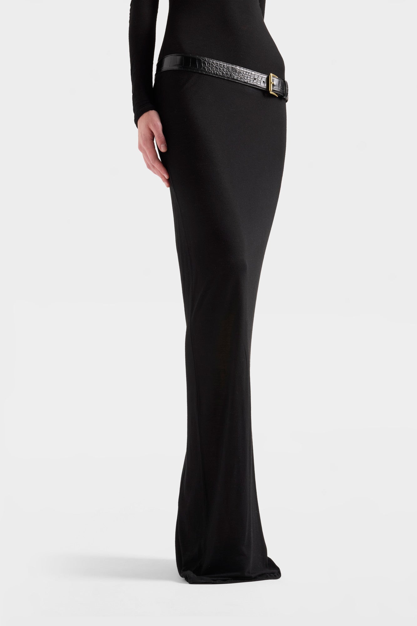 7-for-all-mankind-fitted-dress-viscose-night-damenkleid image 6