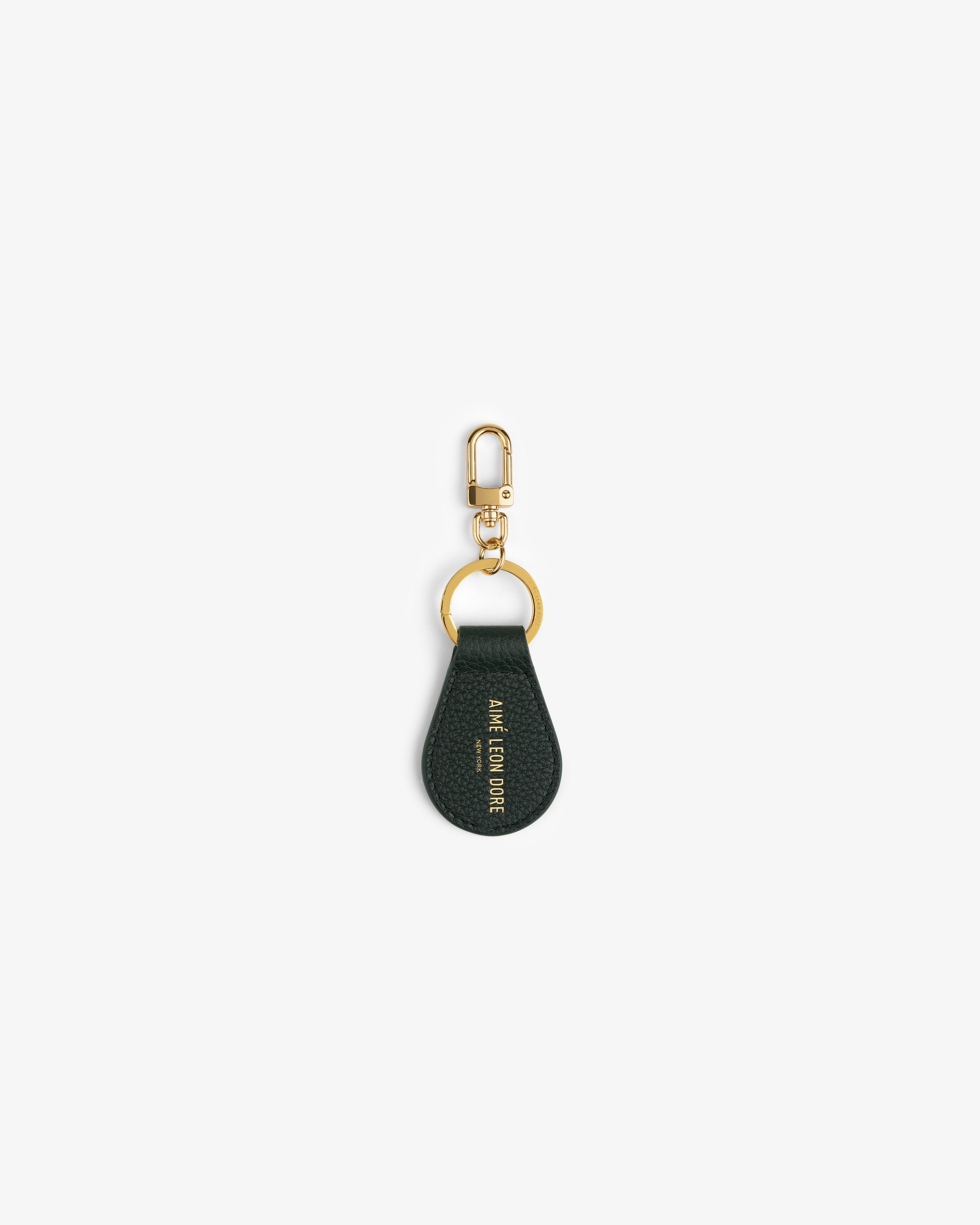 aim-leon-dore-leather-key-fob-gr-n-kalbsleder image 3