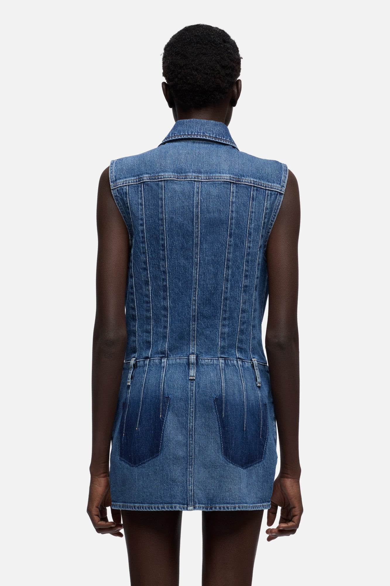 7-for-all-mankind-darted-mini-dress-comfort-seaside-damen image 5