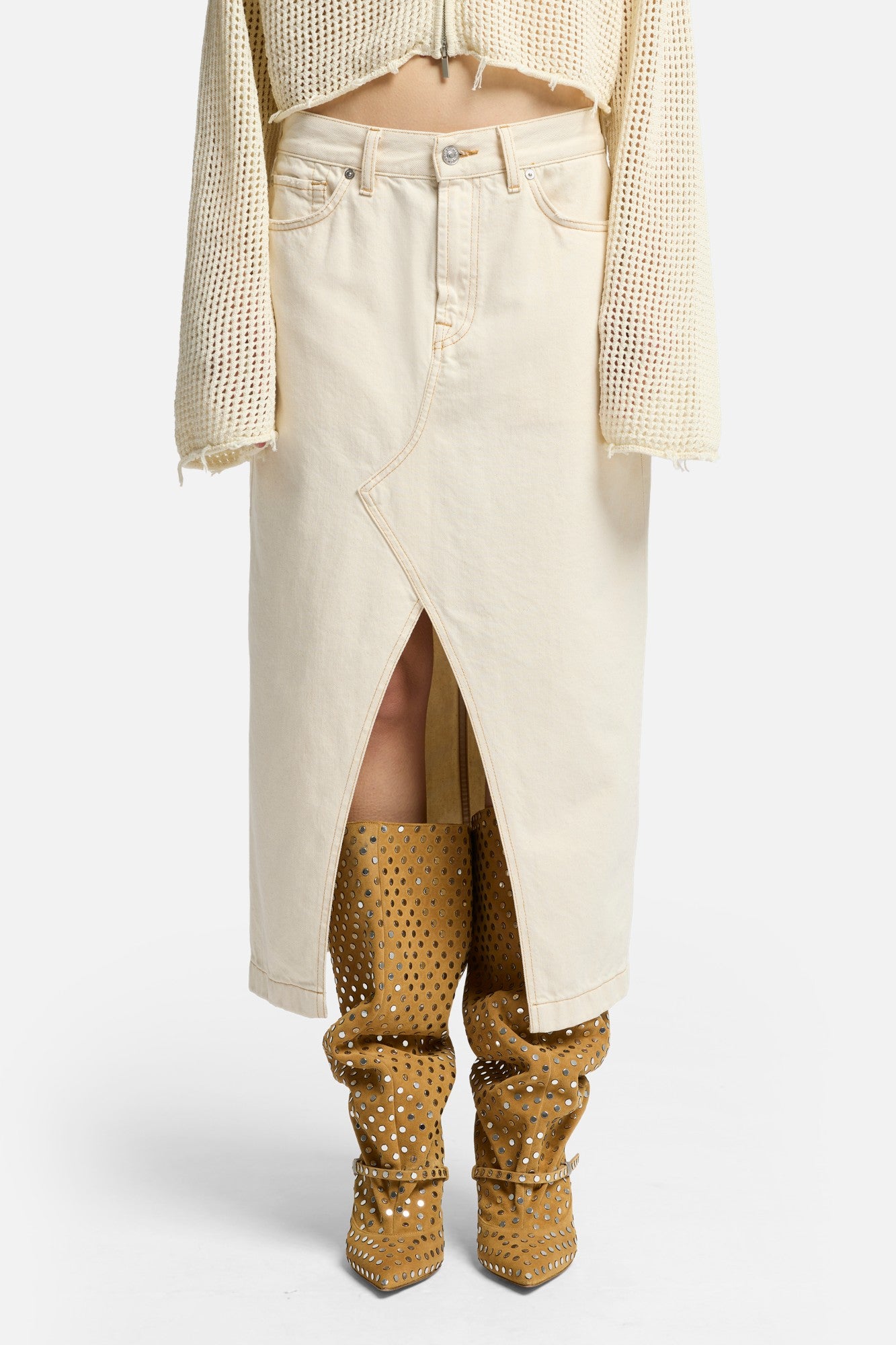 7-for-all-mankind-denim-midi-rock-damen-solitary-star image 3