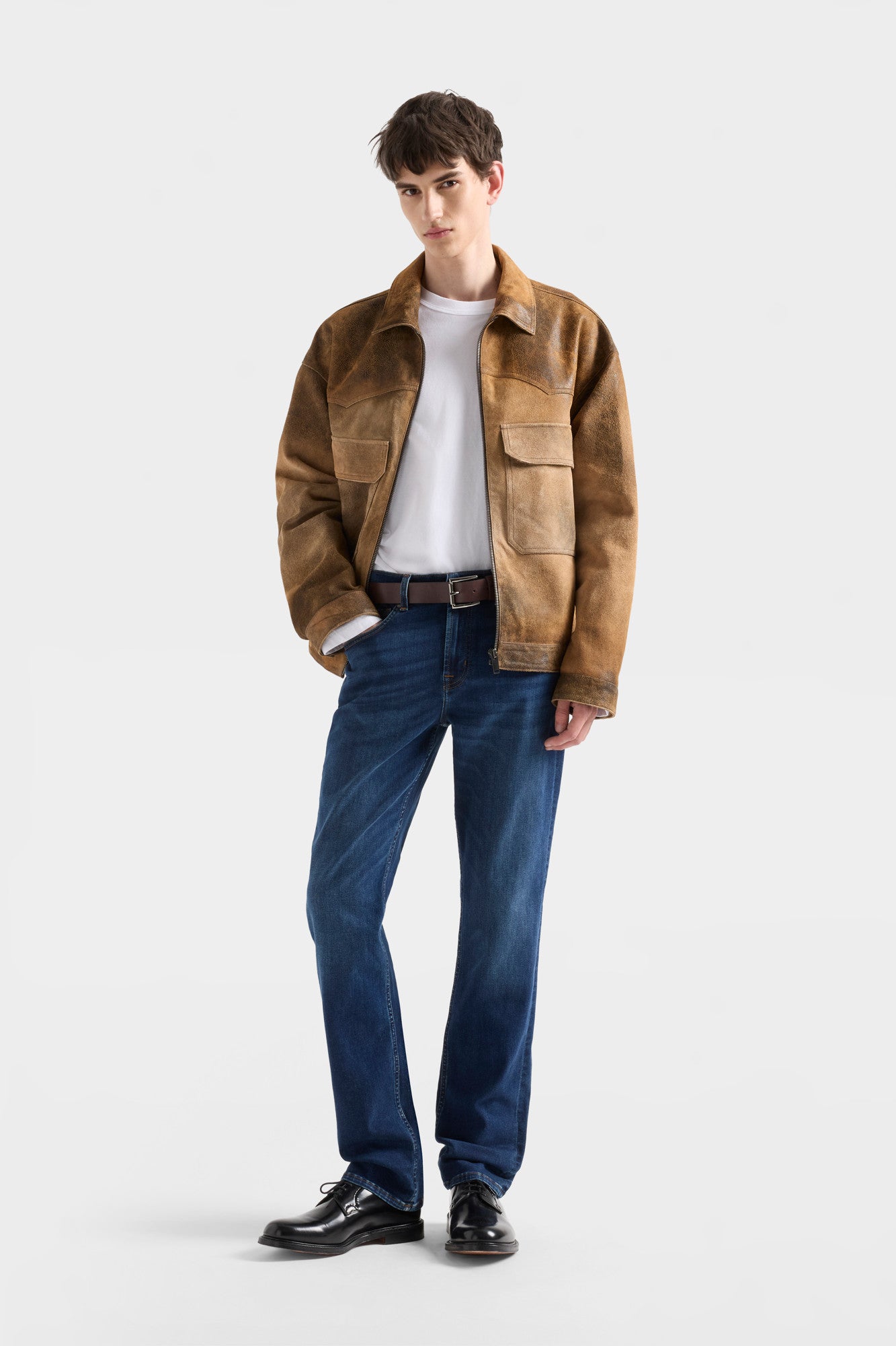 7-for-all-mankind-aviator-jacket-fliegerjacke-suede-wood-herren image 2