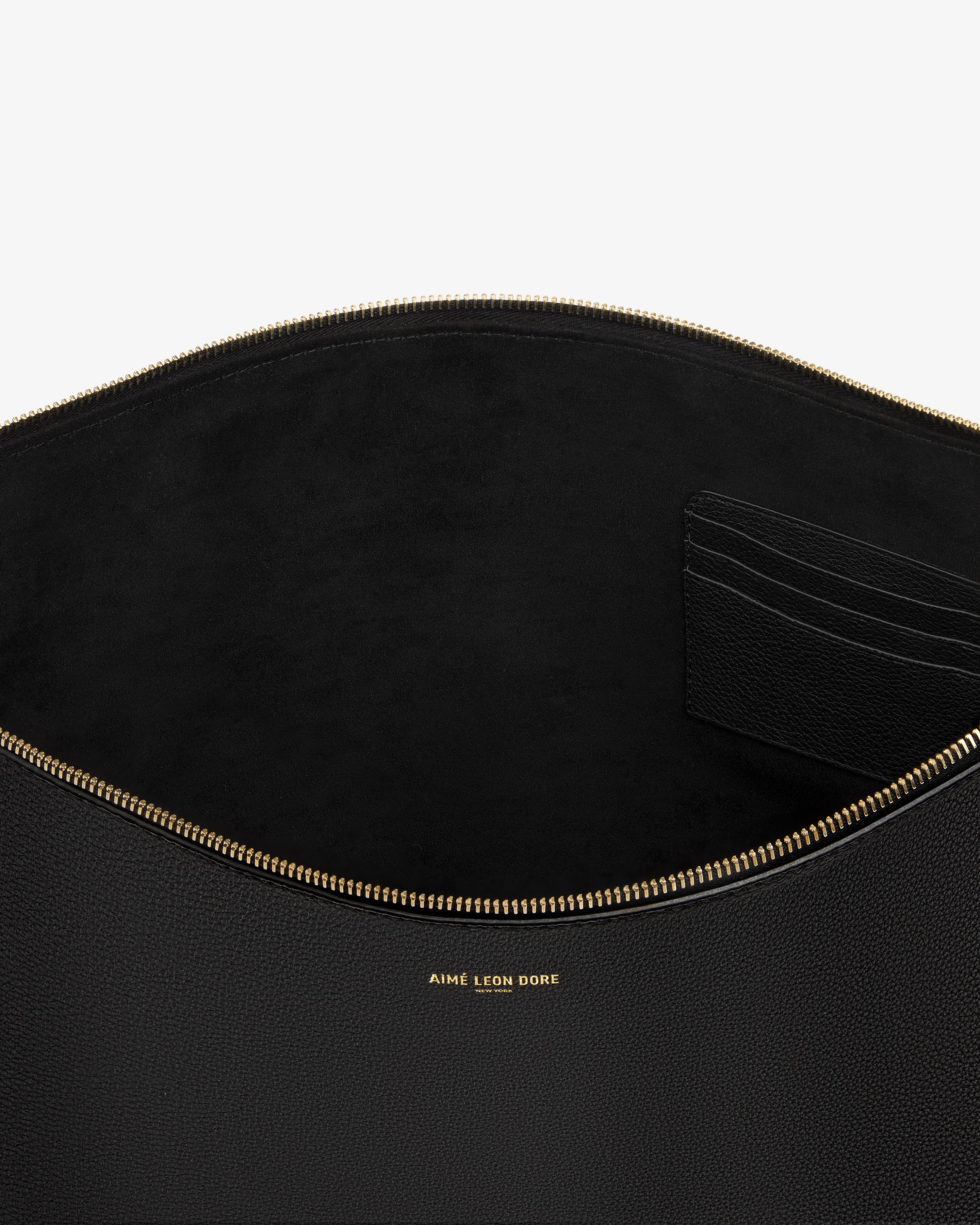 aim-leon-dore-large-leather-pouch-schwarz-vollnarbenleder image 4