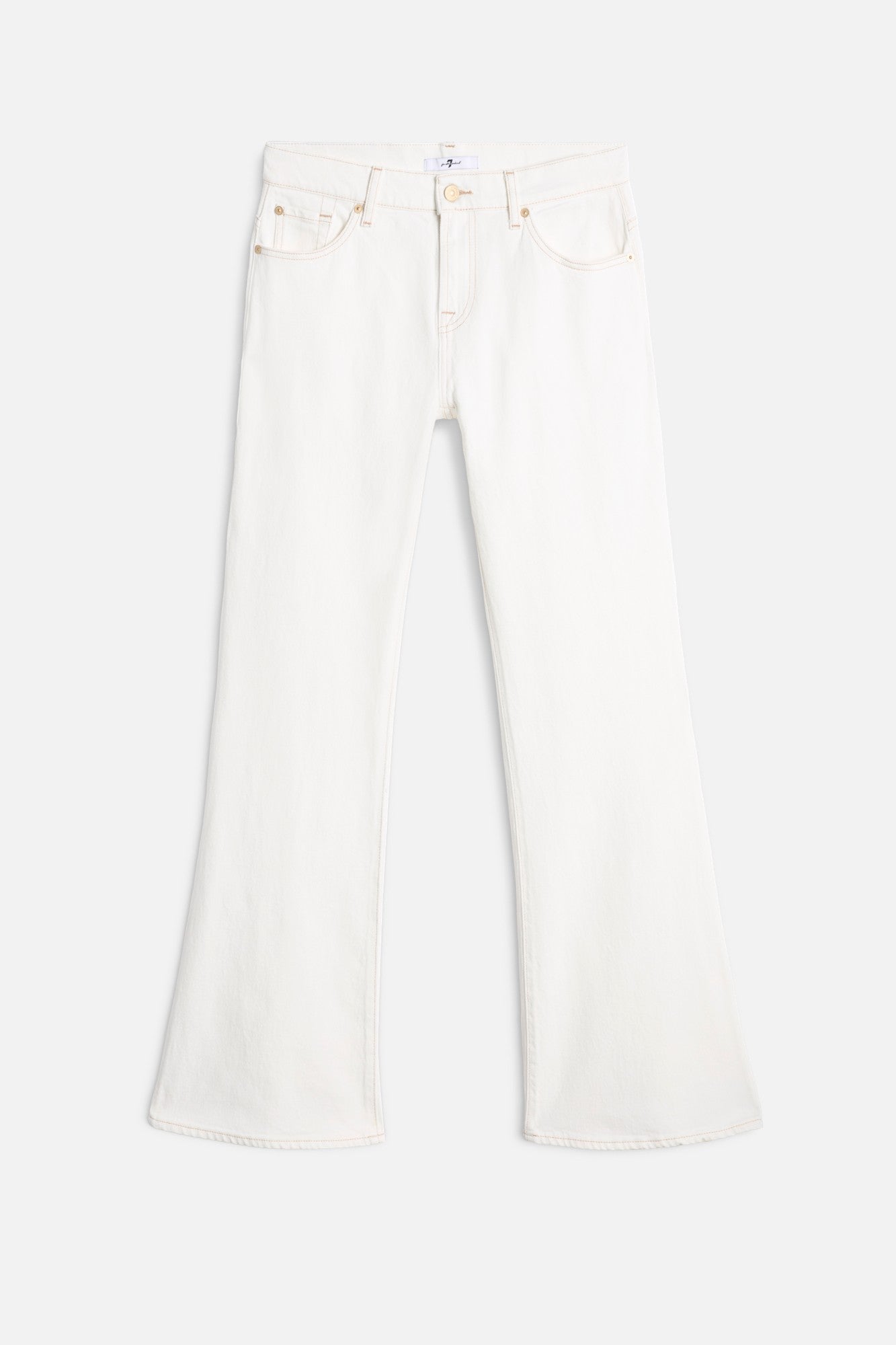 7-for-all-mankind-mankind-spencer-flare-jeans-damen-milky-way-wei image 1