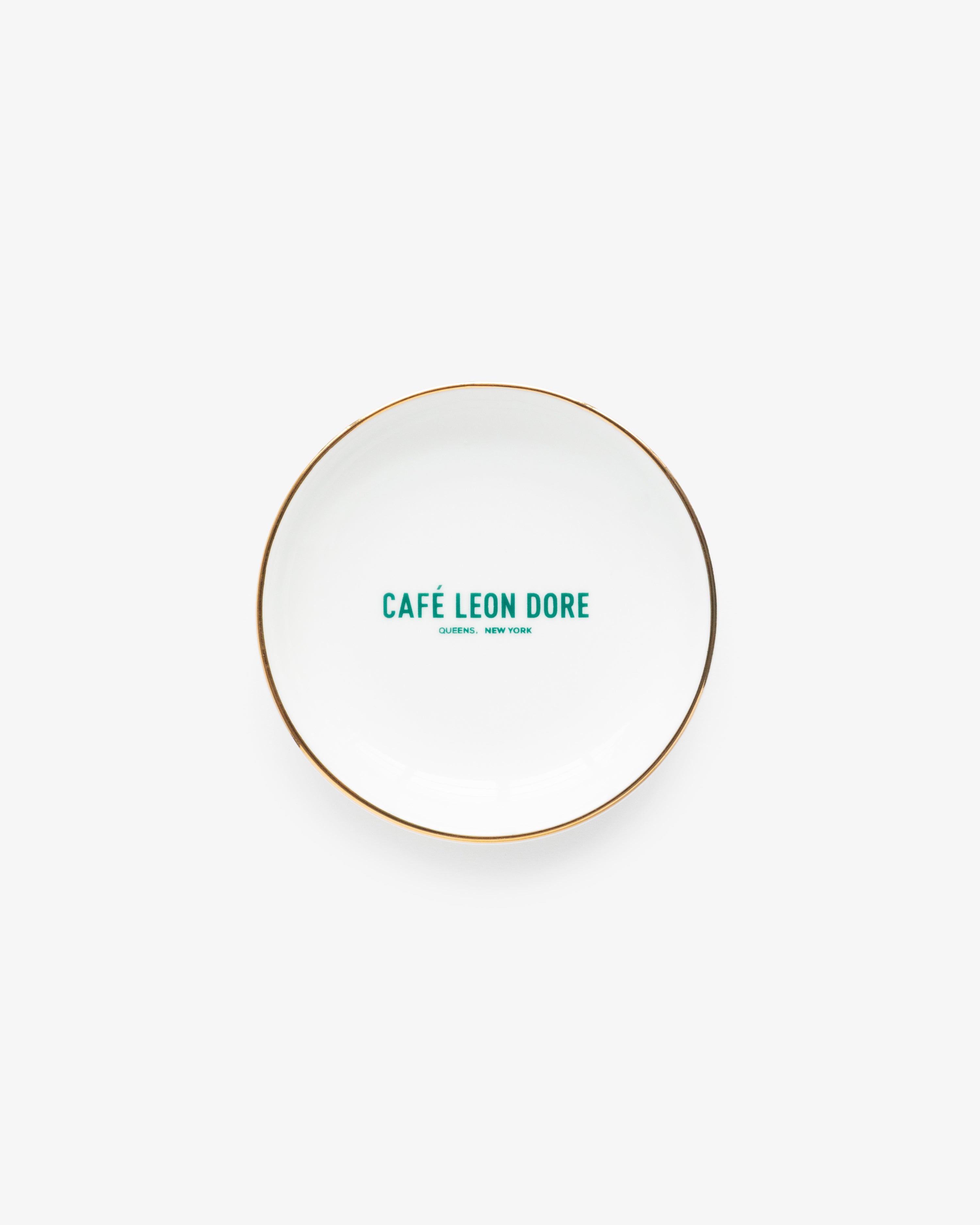 aim-leon-dore-caf-leon-dore-ringschale-aus-porzellan-wei-mit-goldrand image 2