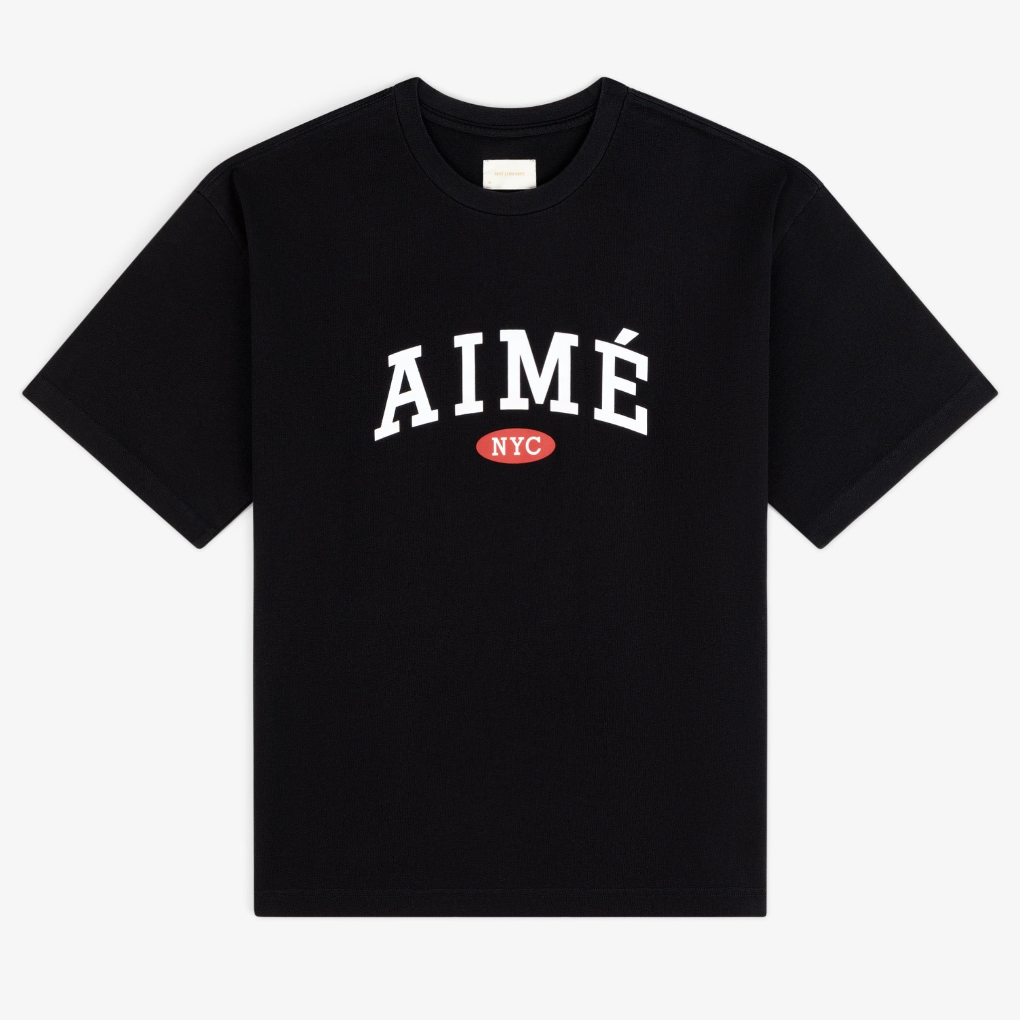 aim-leon-dore-aim-souvenir-tee-t-shirt-boxy-fit-schwarz image 1