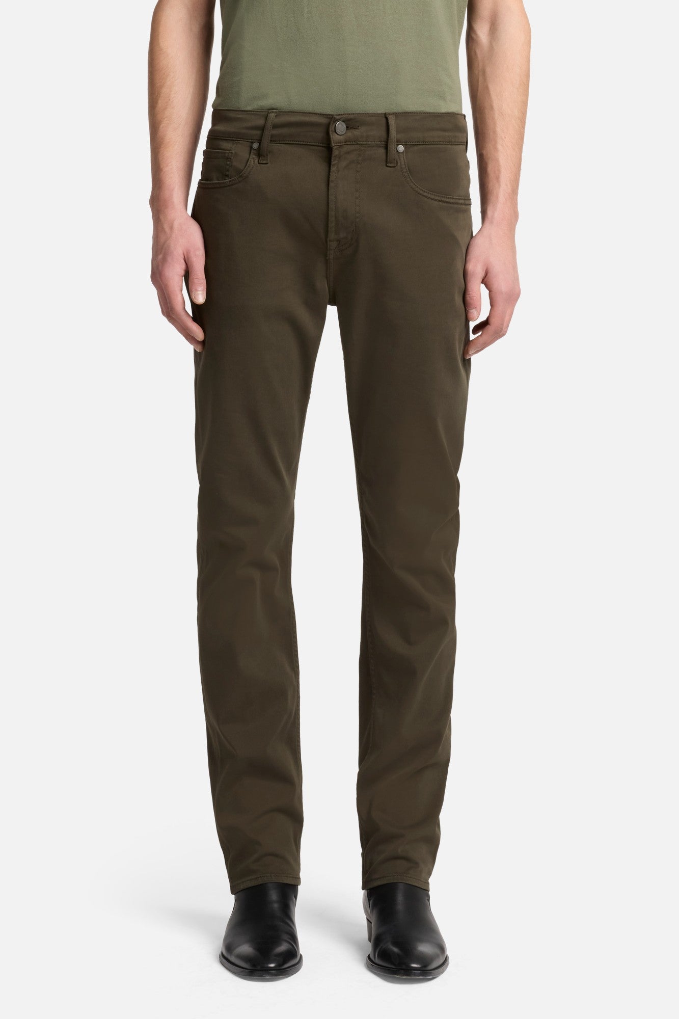 7-for-all-mankind-luxe-performance-sateen-slimmy-hose-herren-dark-olive image 3