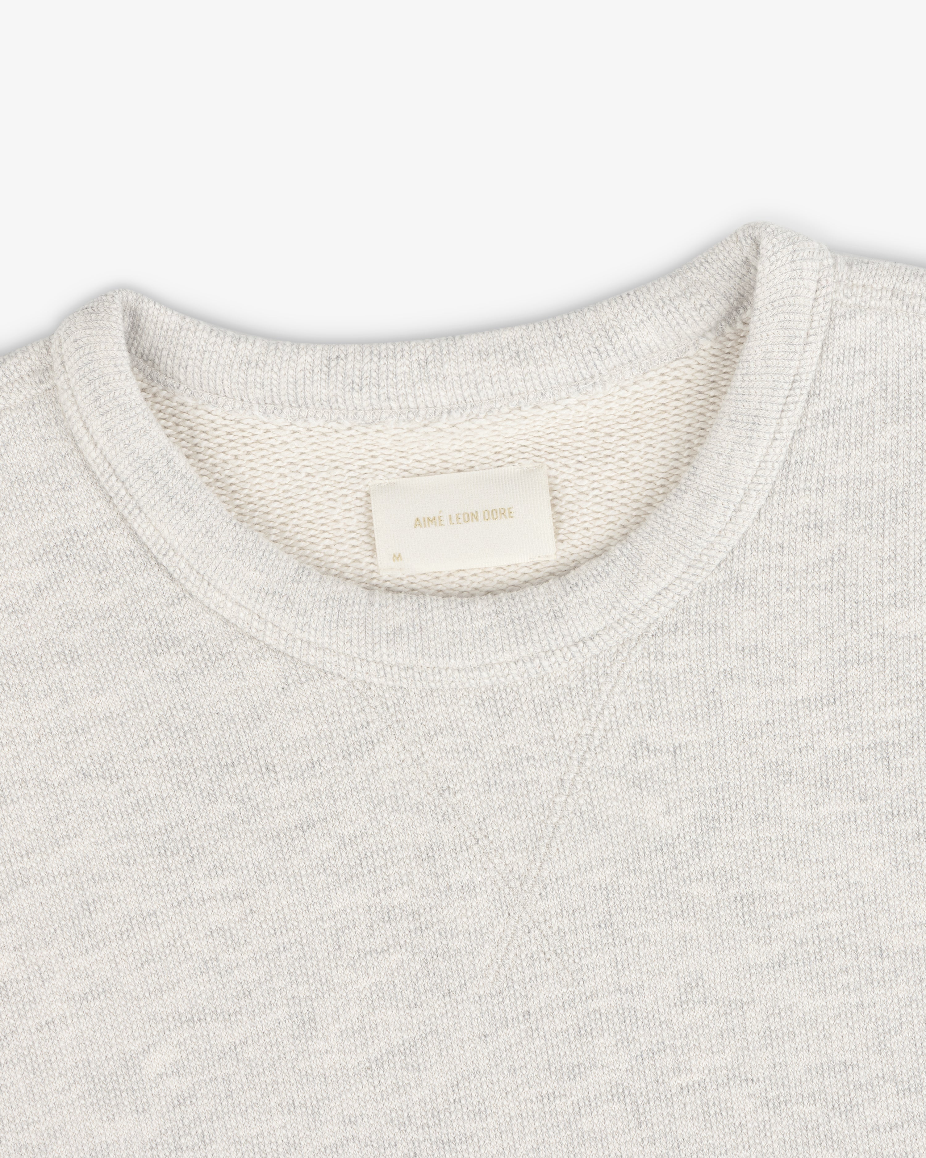 aim-leon-dore-stone-washed-marina-crewneck-sweatshirt-oatmeal image 3
